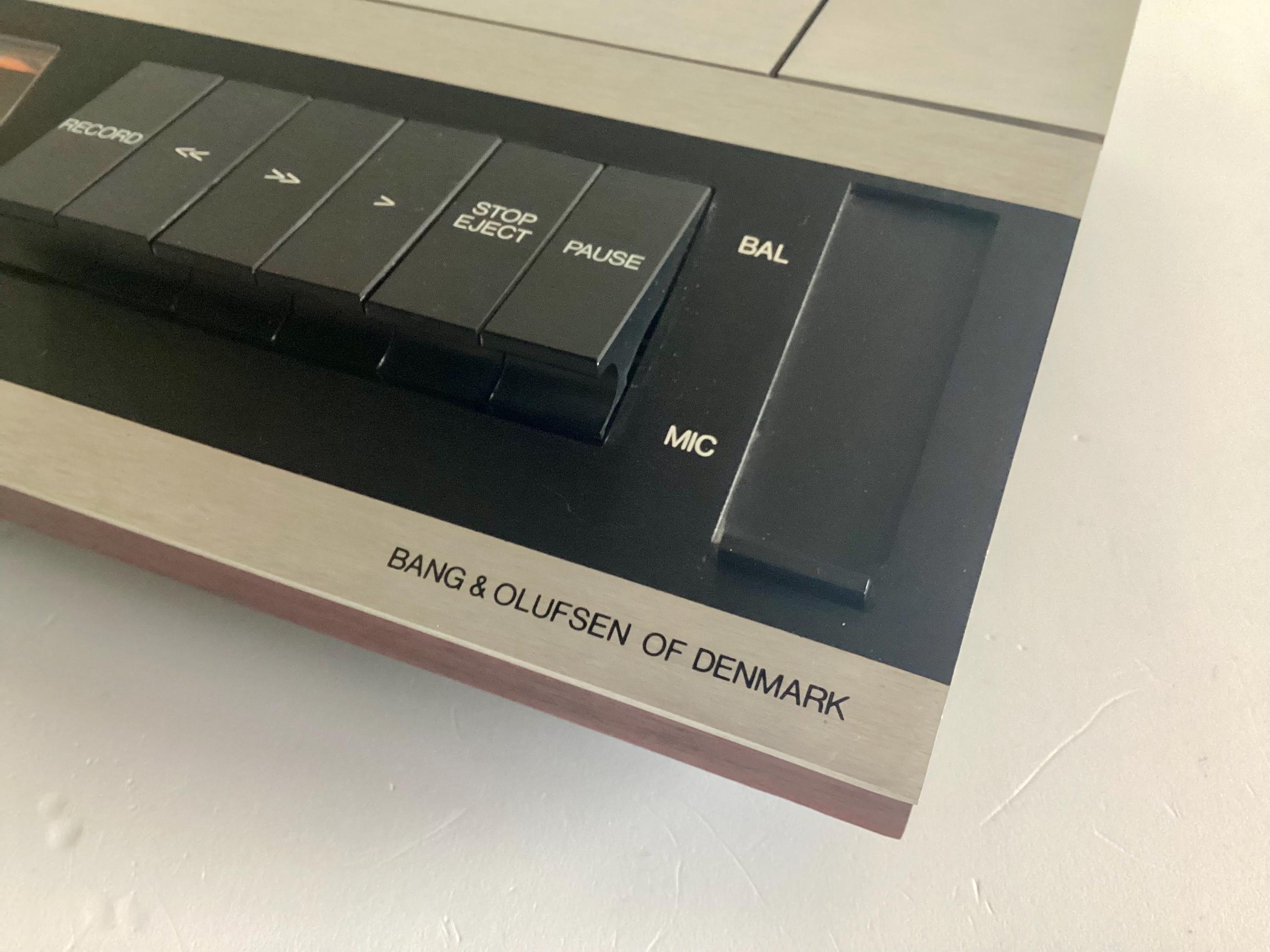 Vintage Cassette Deck Bang & Olufsen Beocord 1900 – Danish Design Stereo Recorder - Working — photo 8 of 10