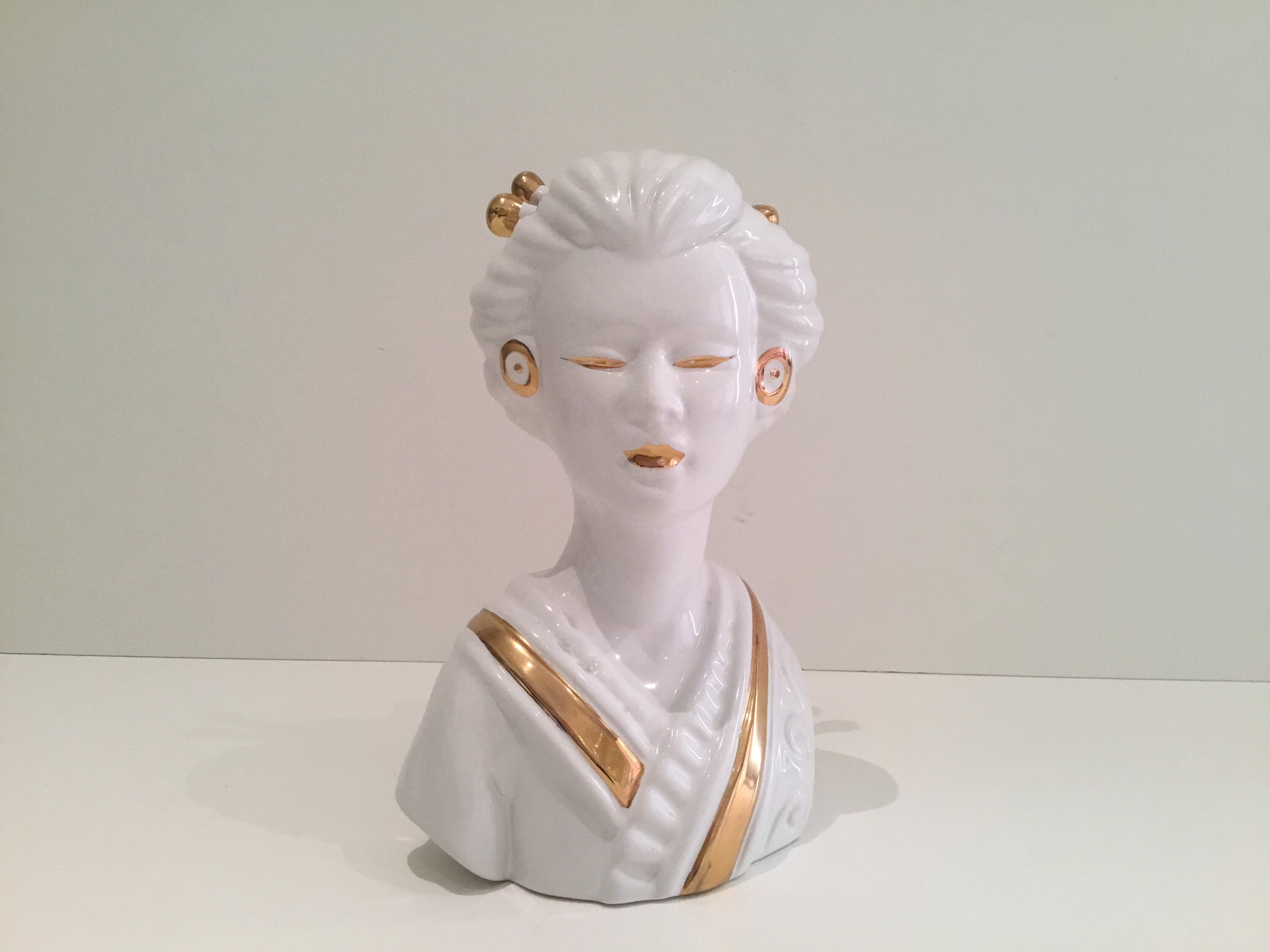 Porcelain Figurine – Rare Exotic Hand-Painted Collectible, Portugal 1970s — photo 2 of 9