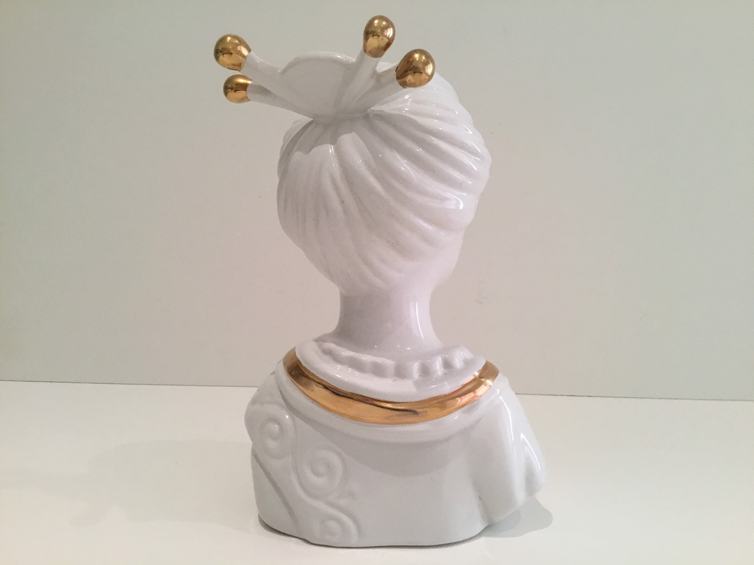 Porcelain Figurine – Rare Exotic Hand-Painted Collectible, Portugal 1970s — photo 5 of 9