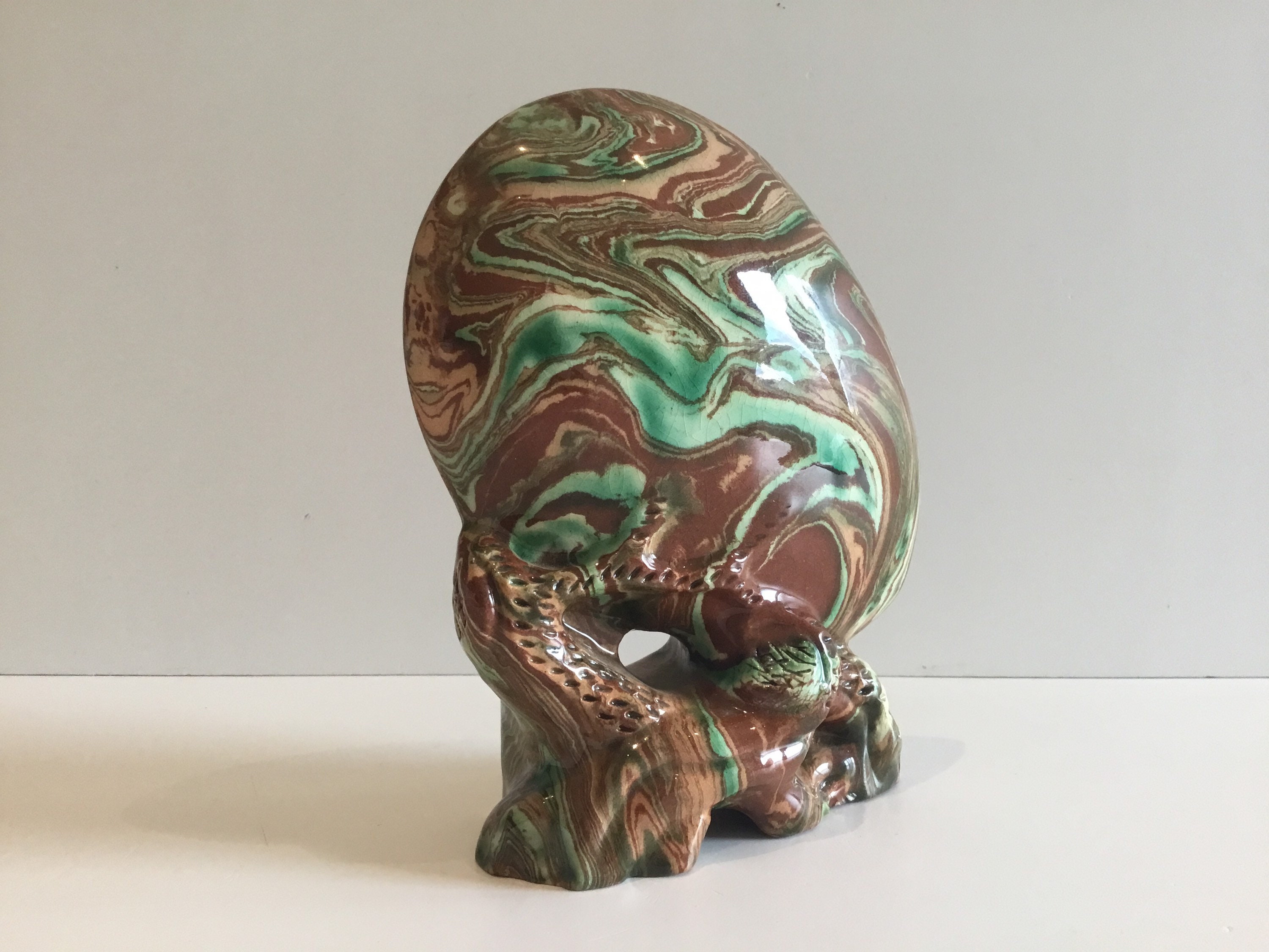 Maiolica Egg | Diego Casella-Pc-1954 문지방 (Threshold) 1990 Unique Artwork — photo 3 of 8