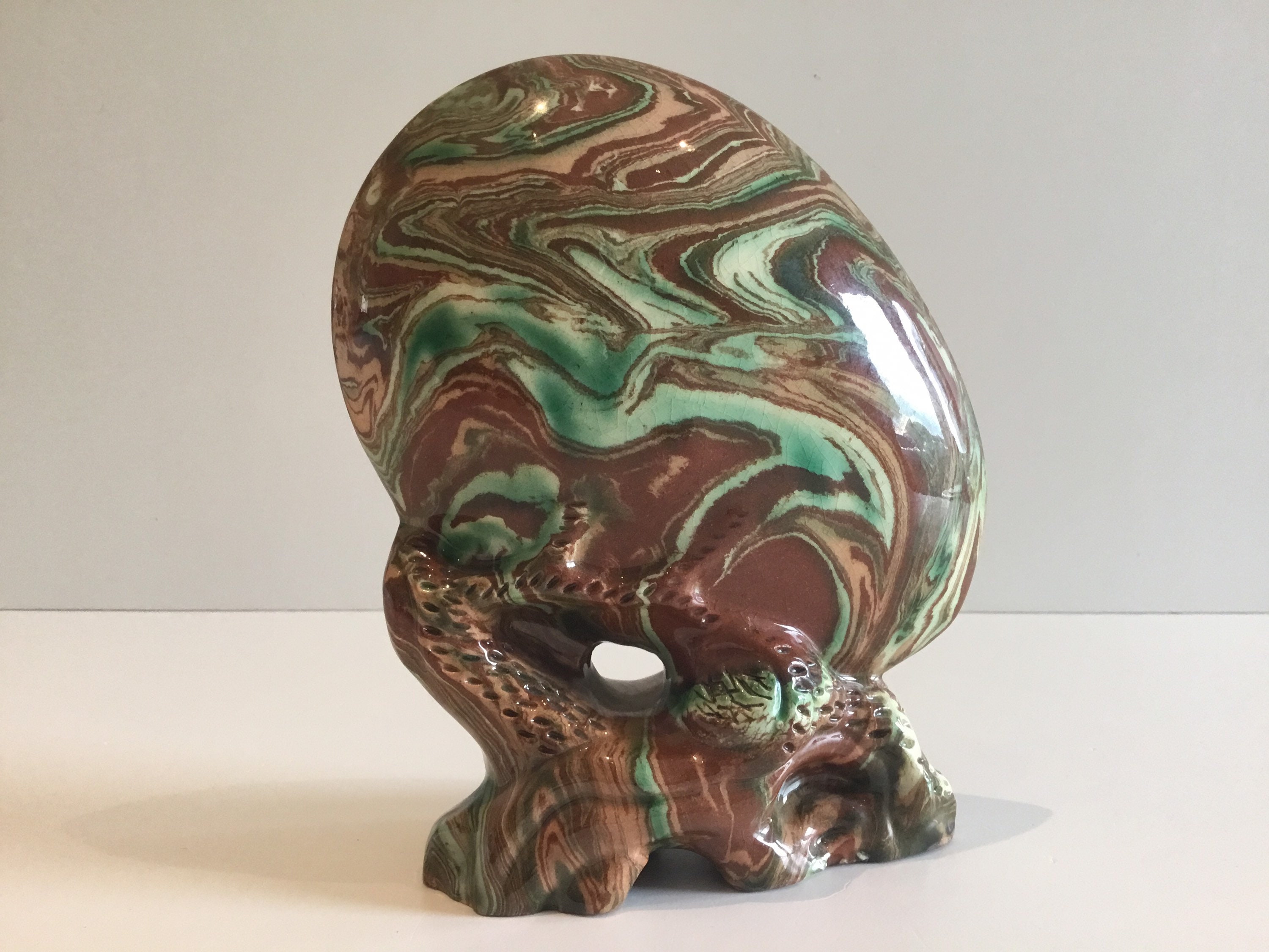 Maiolica Egg | Diego Casella-Pc-1954 문지방 (Threshold) 1990 Unique Artwork — photo 4 of 8