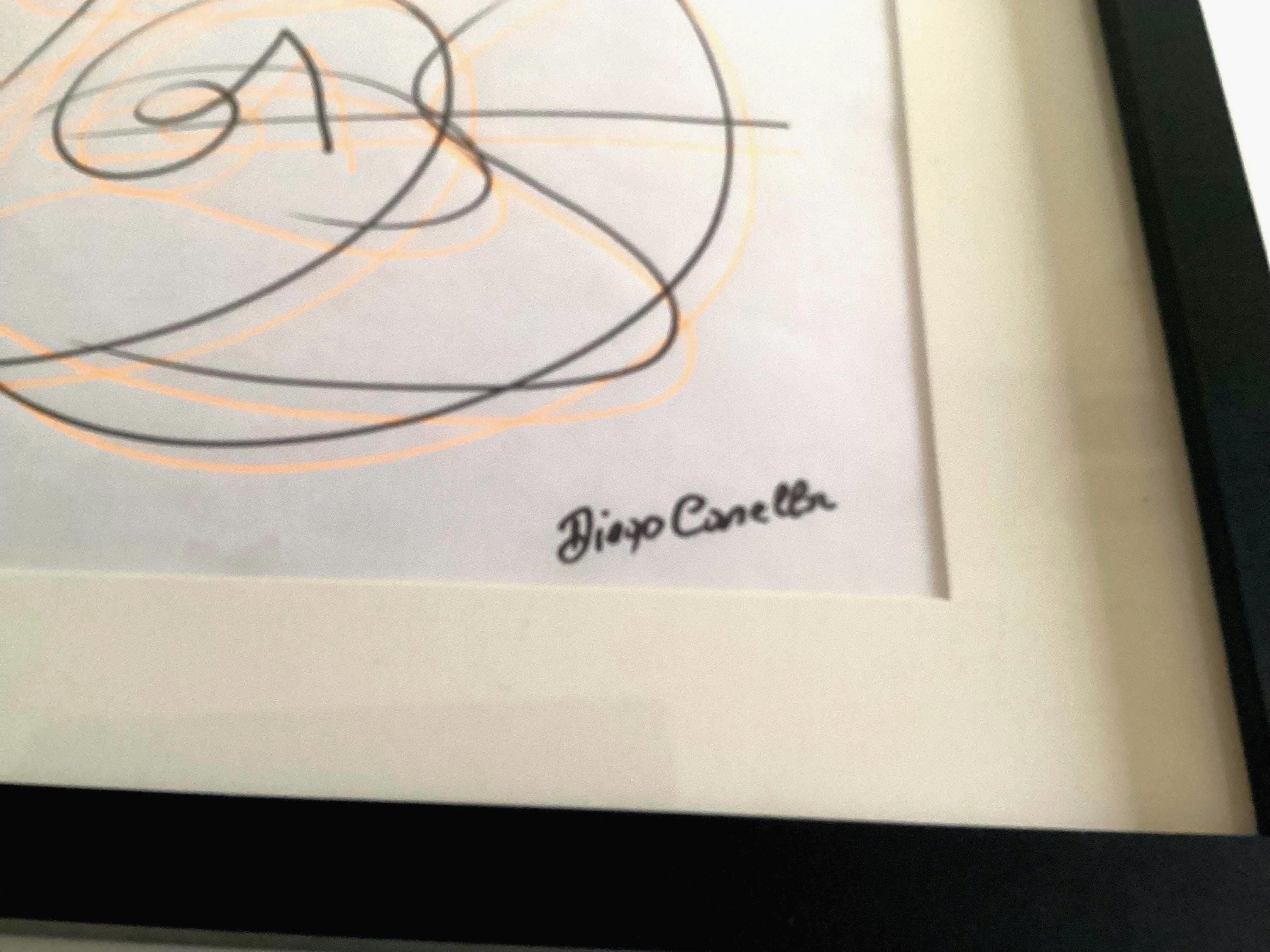 Abstract Drawing | Diego Casella-Pc-1954 Contemporary Art "Oggi..Domani" Original Ink Artwork — photo 10 of 11