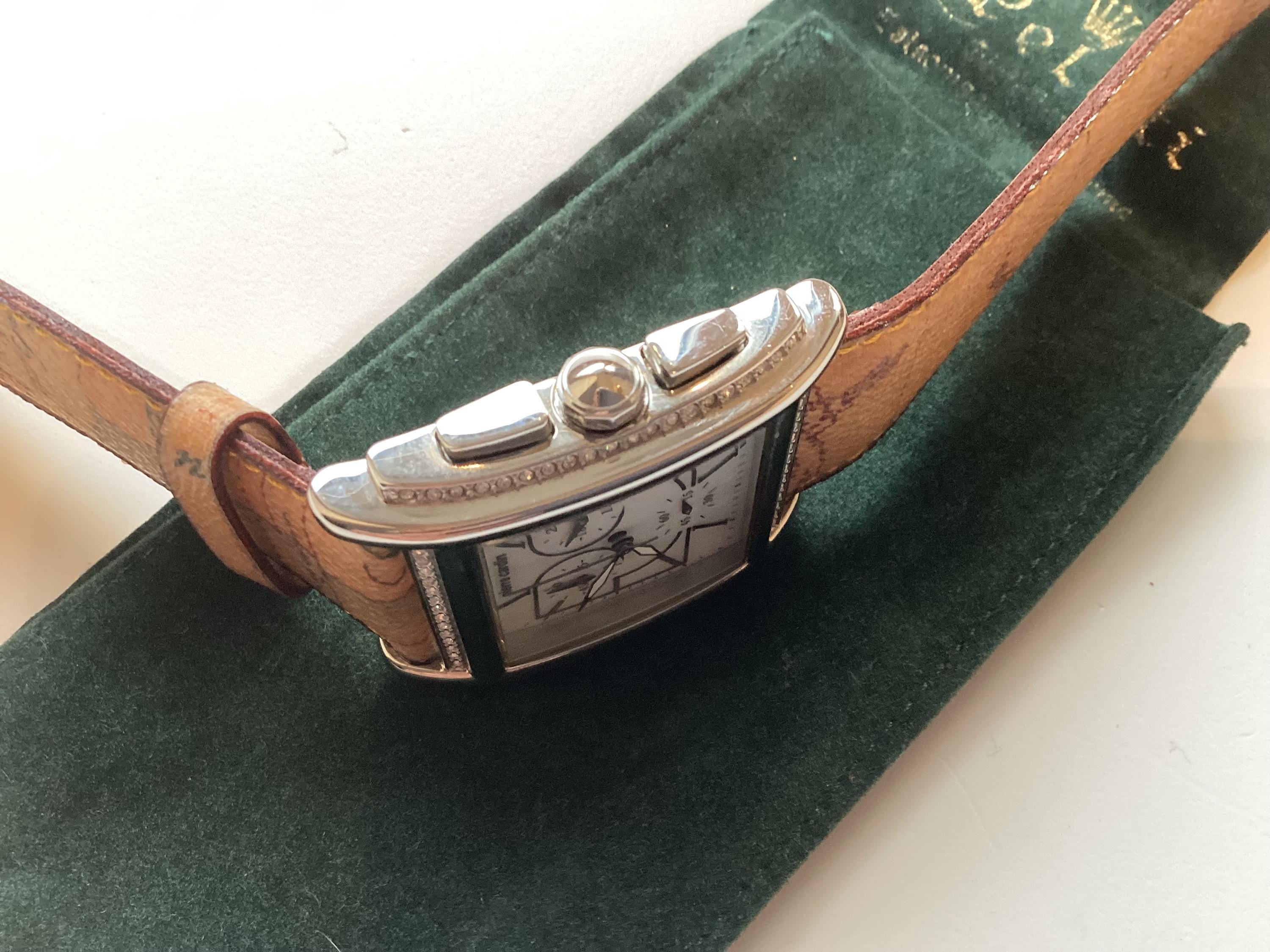 Vintage Wristwatch | Pierre Cardin NOS Y2K Trapeze, Alviero Martini Geo Strap — photo 7 of 10