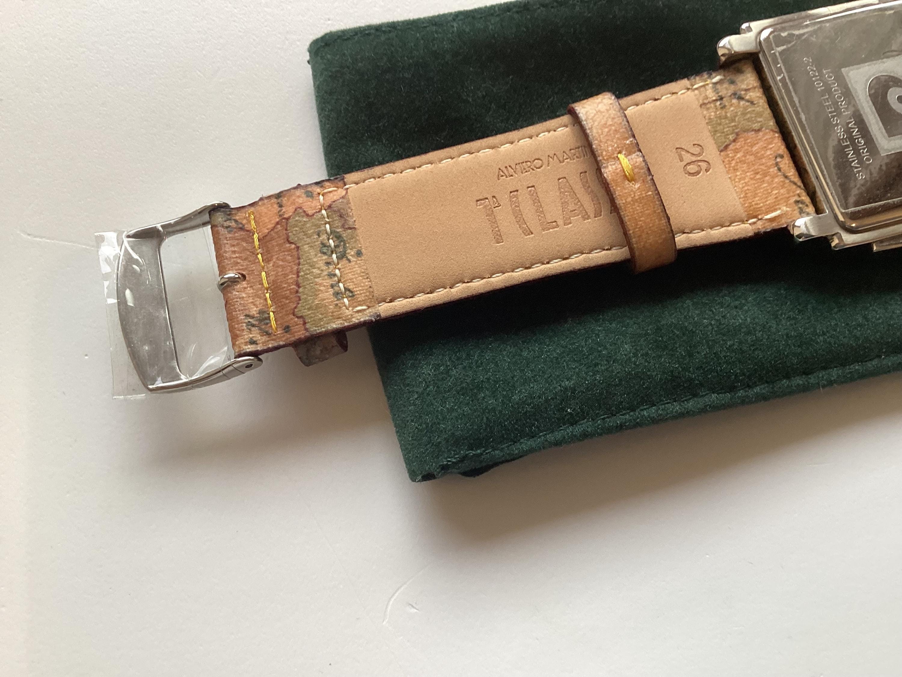 Vintage Wristwatch | Pierre Cardin NOS Y2K Trapeze, Alviero Martini Geo Strap — photo 8 of 10