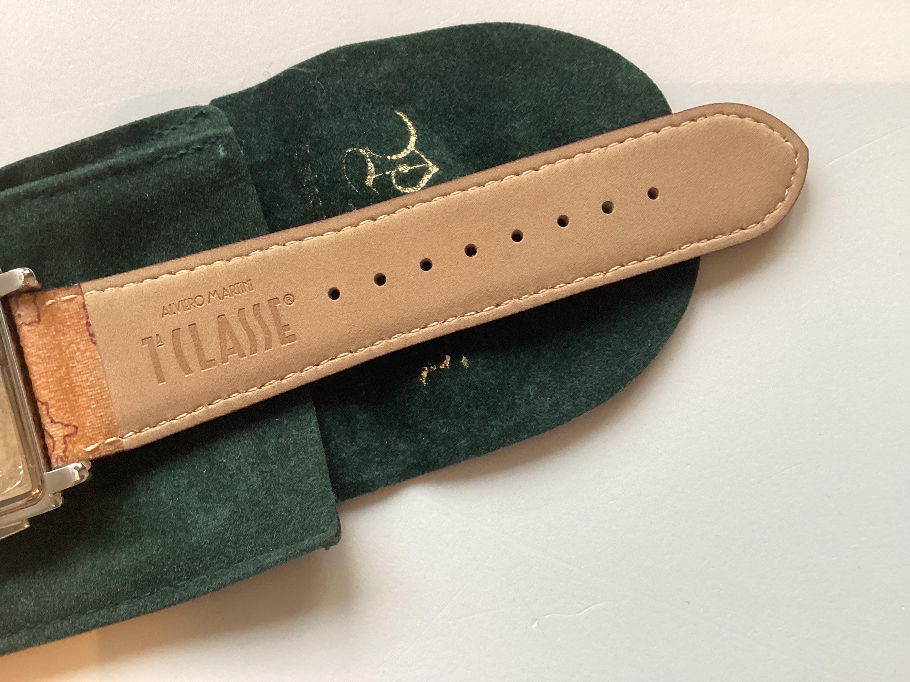 Vintage Wristwatch | Pierre Cardin NOS Y2K Trapeze, Alviero Martini Geo Strap — photo 10 of 10