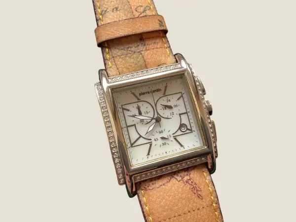 Vintage Wristwatch | Pierre Cardin NOS Y2K Trapeze, Alviero Martini Geo Strap