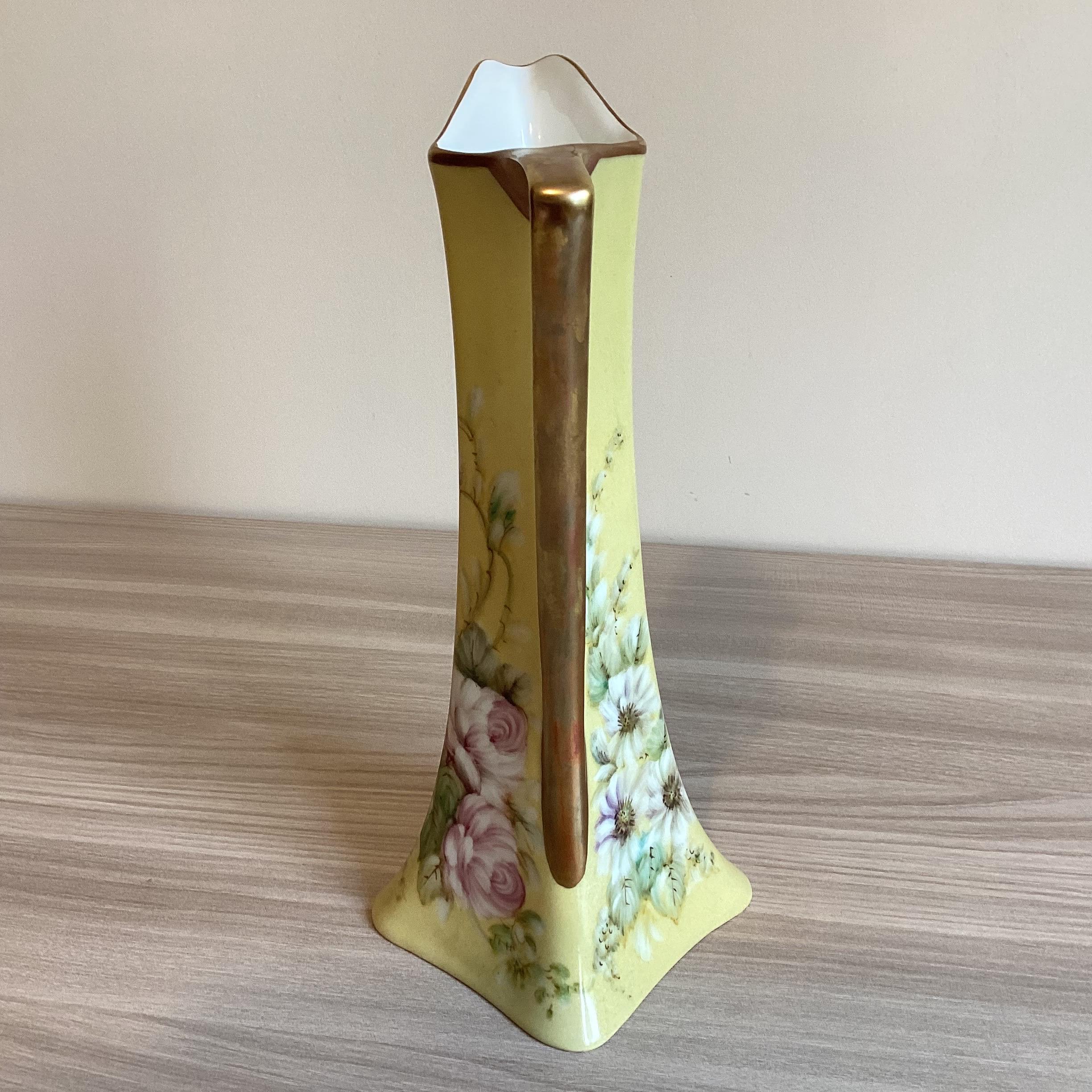 Limoges Porcelain Carafe – Hand-Painted French Art Deco (1930s) — photo 5 of 9