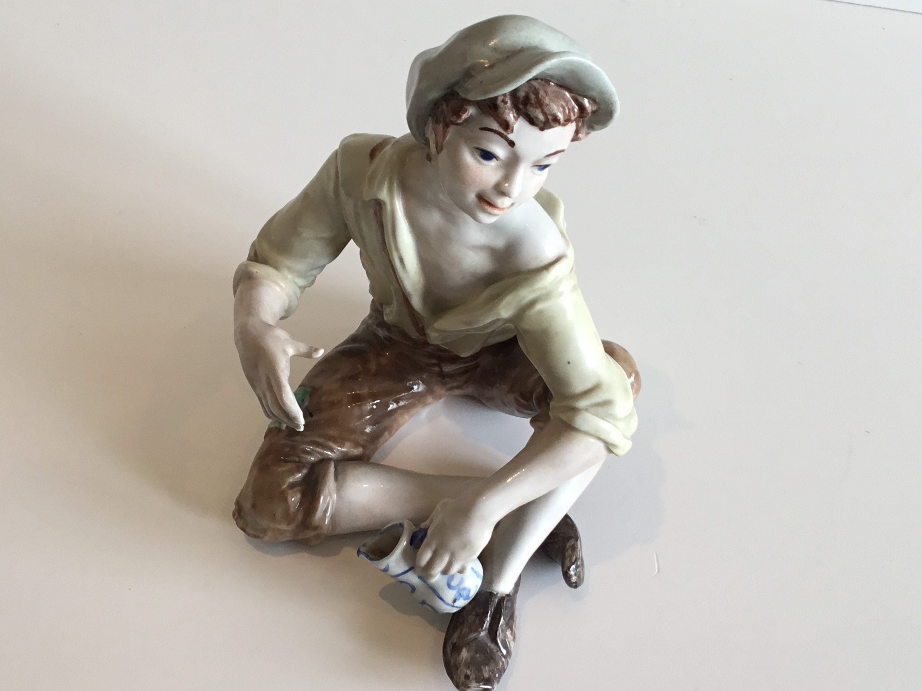 Vintage Porcelain Figurine | Sureda Spain 1960s, Hand Painted Collectible Sculpture — photo 4 of 10