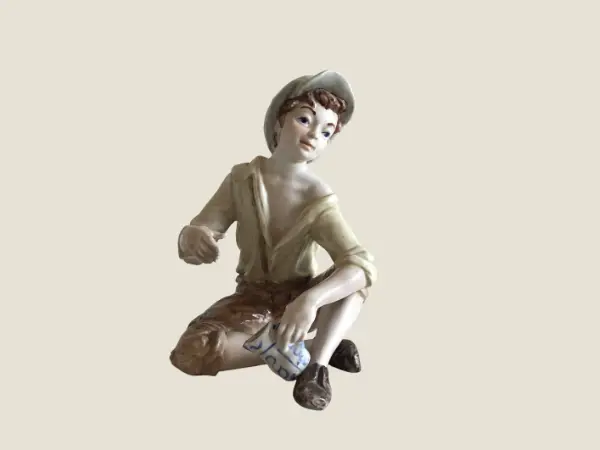 Vintage Porcelain Figurine | Sureda Spain 1960s, Hand Painted Collectible Sculpture