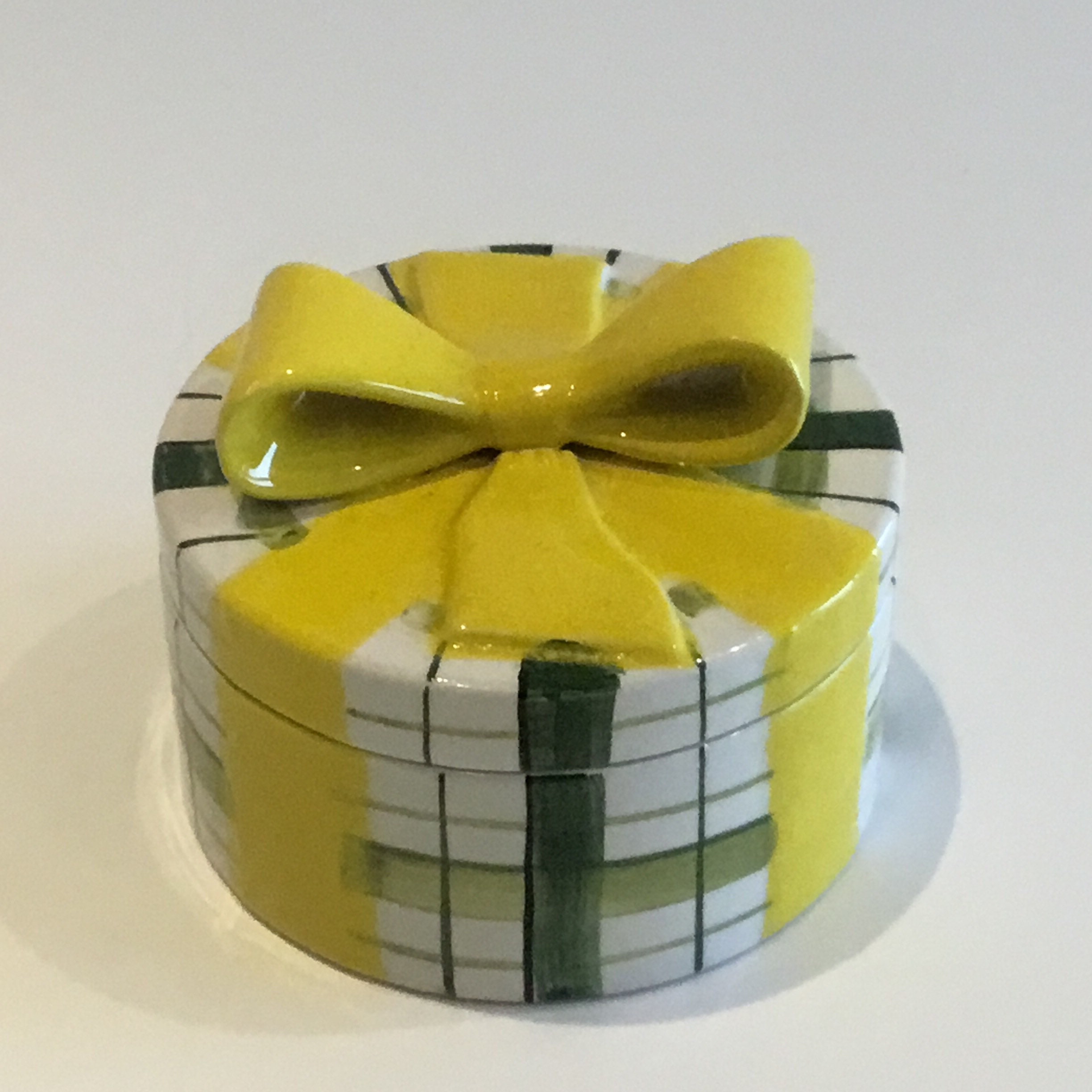 Vintage Porcelain | 1960s Mancer Box, Collector's Trinket Case Made In Italy — photo 2 of 5