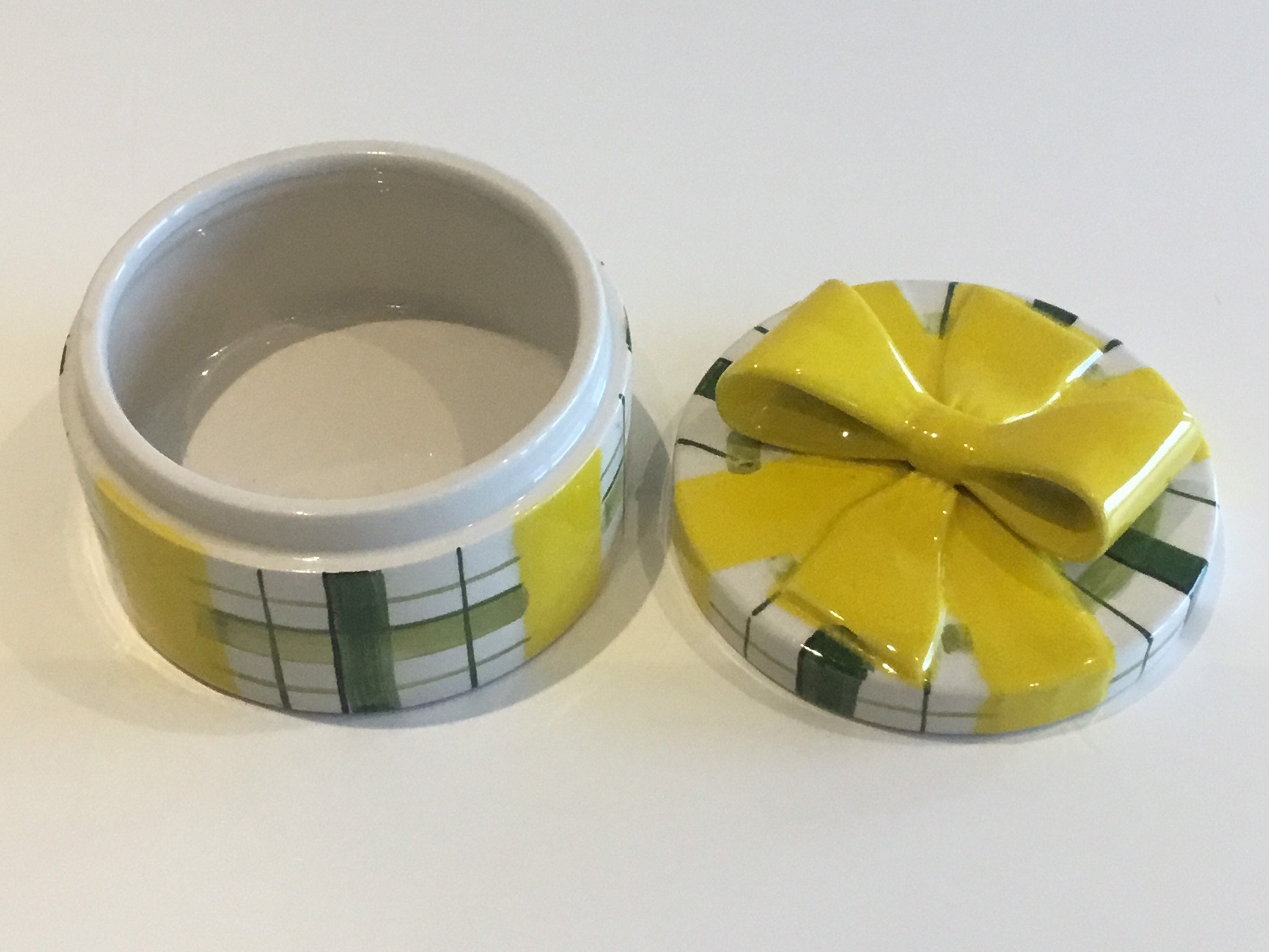 Vintage Porcelain | 1960s Mancer Box, Collector's Trinket Case Made In Italy — photo 4 of 5