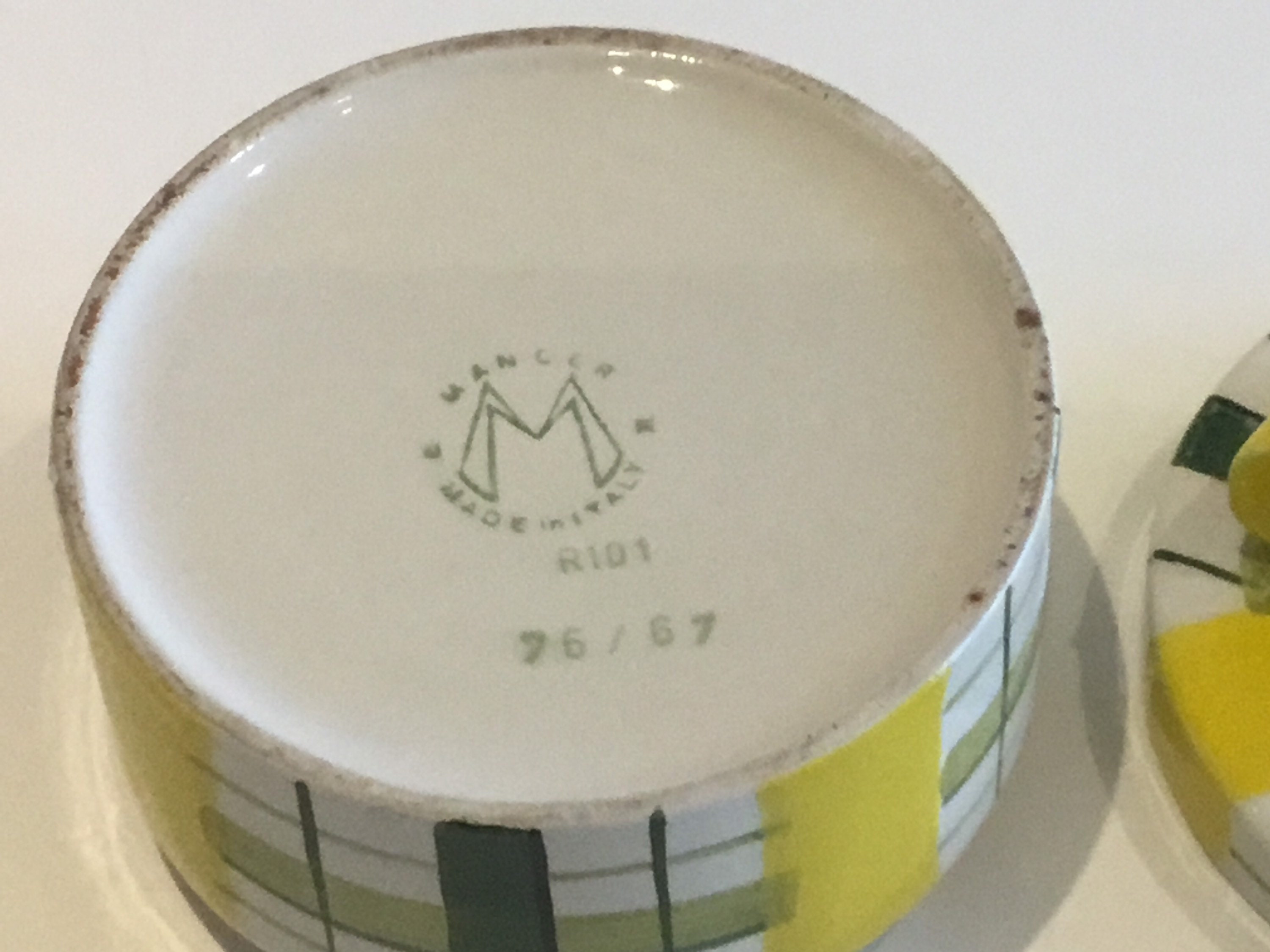 Vintage Porcelain | 1960s Mancer Box, Collector's Trinket Case Made In Italy — photo 5 of 5