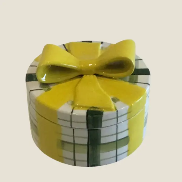 Vintage Porcelain | 1960s Mancer Box, Collector's Trinket Case Made In Italy