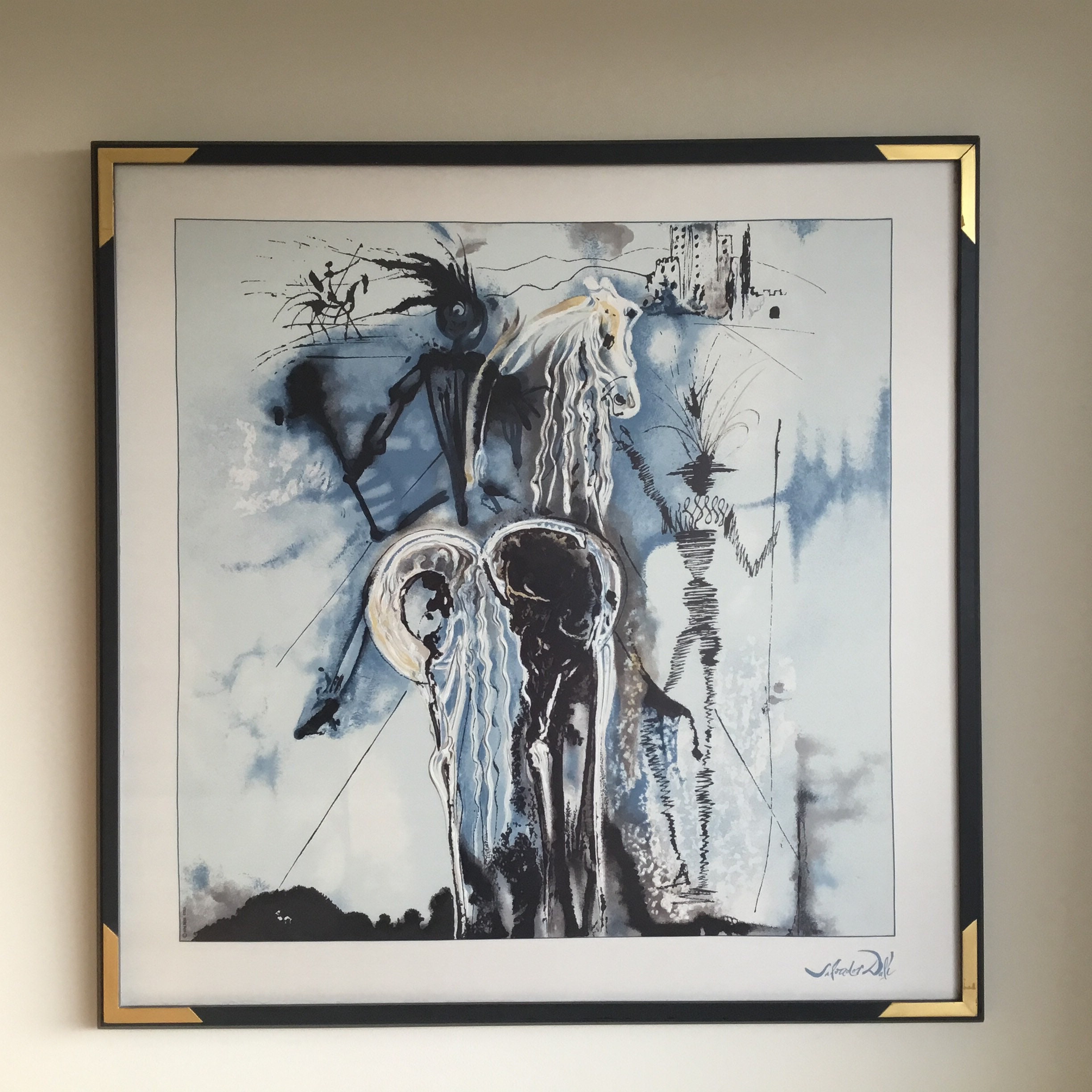 Salvador Dalí Serigraph | The Medieval Knight 1985 Spadem Edition, Silk Limited Print — photo 2 of 9