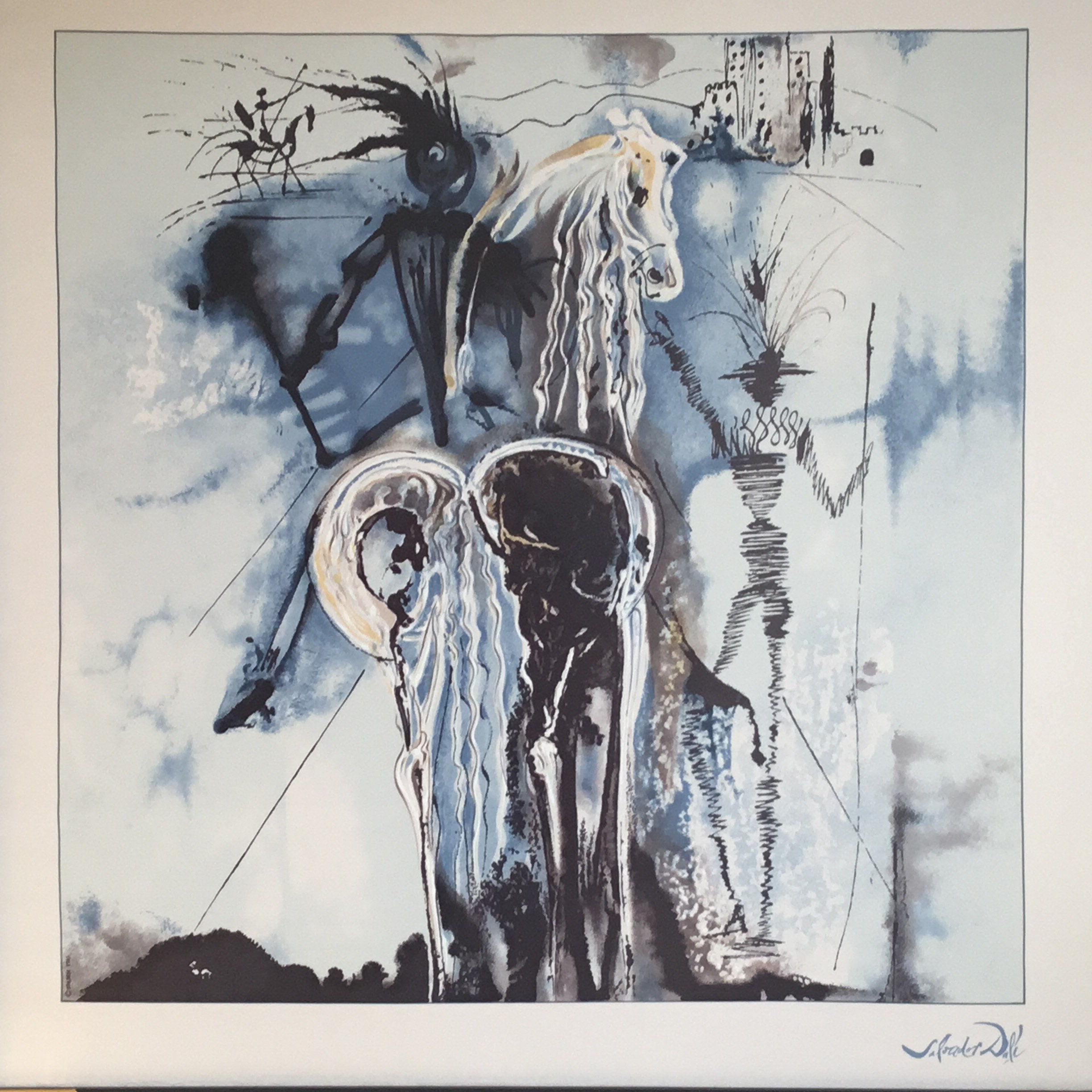 Salvador Dalí Serigraph | The Medieval Knight 1985 Spadem Edition, Silk Limited Print — photo 4 of 9