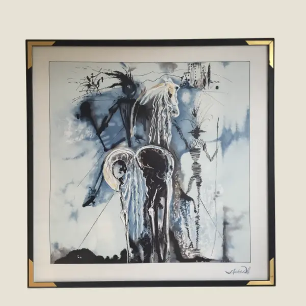 Salvador Dalí Serigraph | The Medieval Knight 1985 Spadem Edition, Silk Limited Print