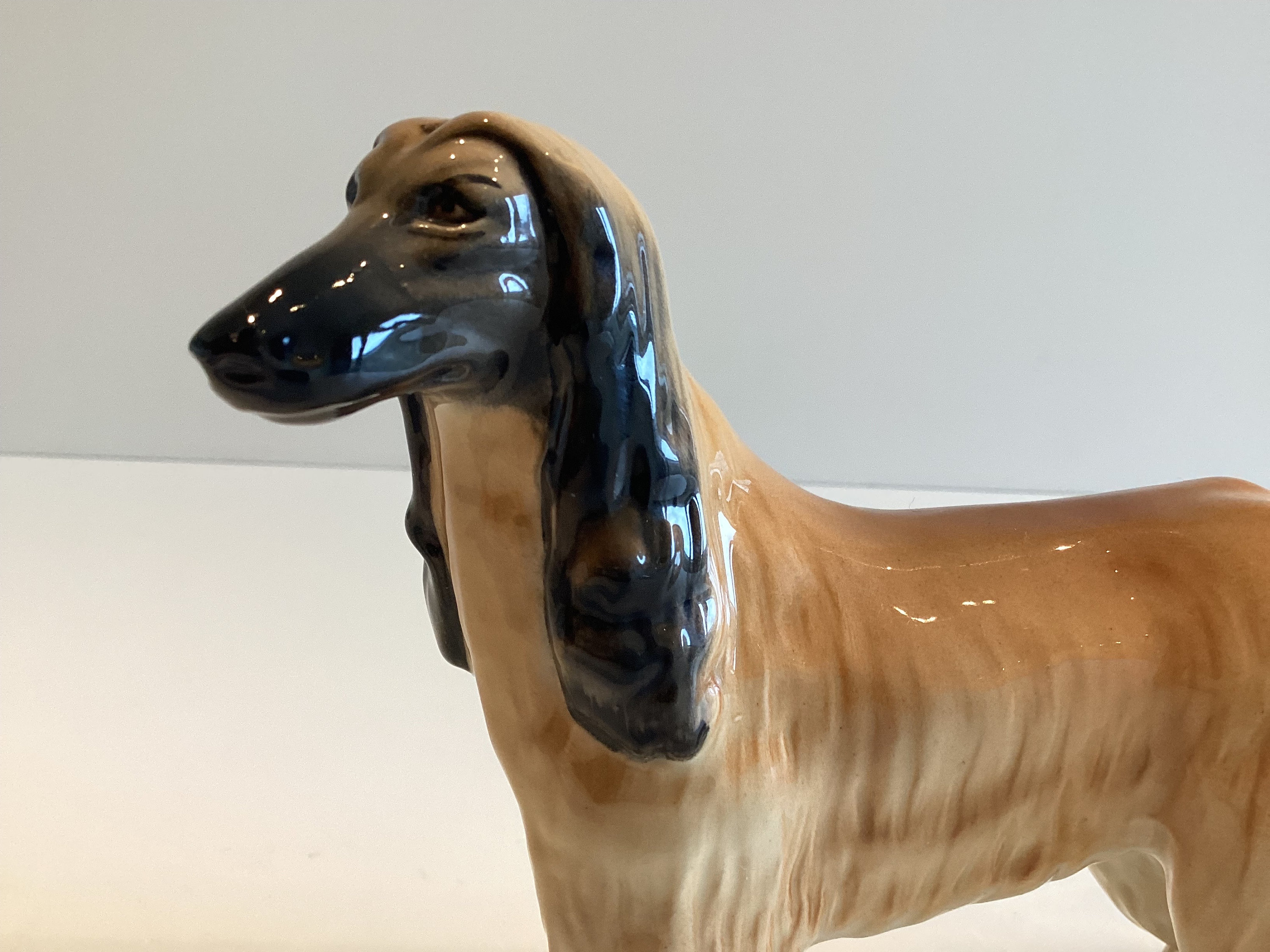 Vintage Dog Figurine – Afghan Hound “Hajubah of Davlen” (1960s) Beswick Englan — photo 7 of 9