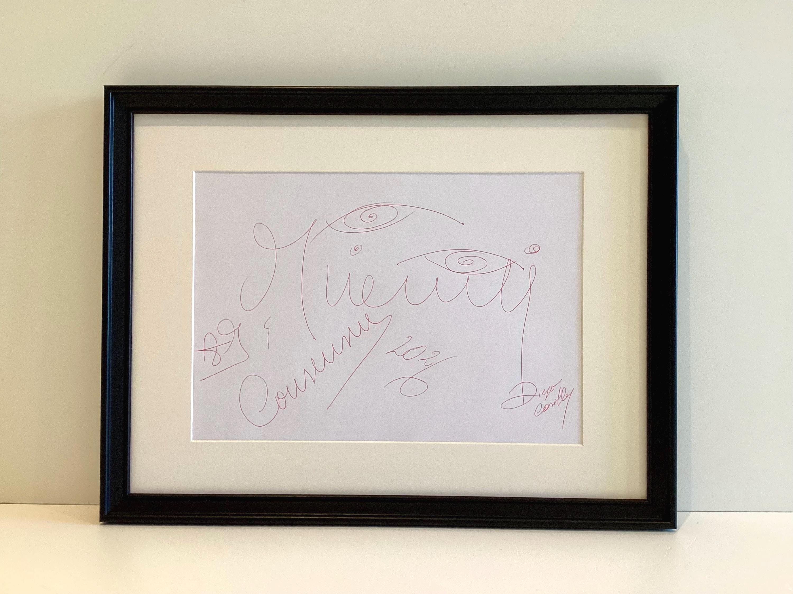 Conceptual Drawing | Diego Casella-Pc-1954 "Consensus 2026" (Miami) – Original Hand-Executed Artwork, Signed — photo 2 of 9