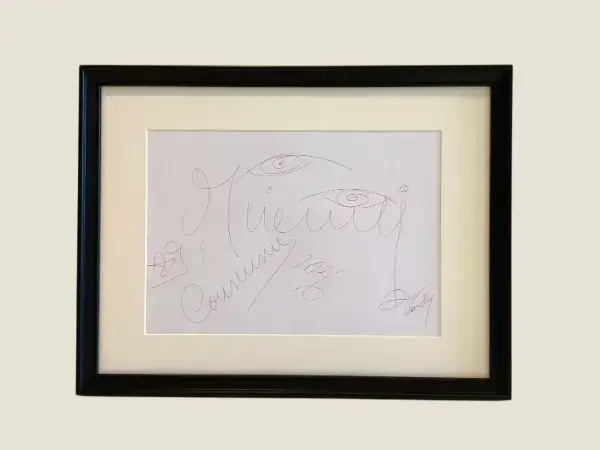 Conceptual Drawing | Diego Casella-Pc-1954 "Consensus 2026" (Miami) – Original Hand-Executed Artwork, Signed
