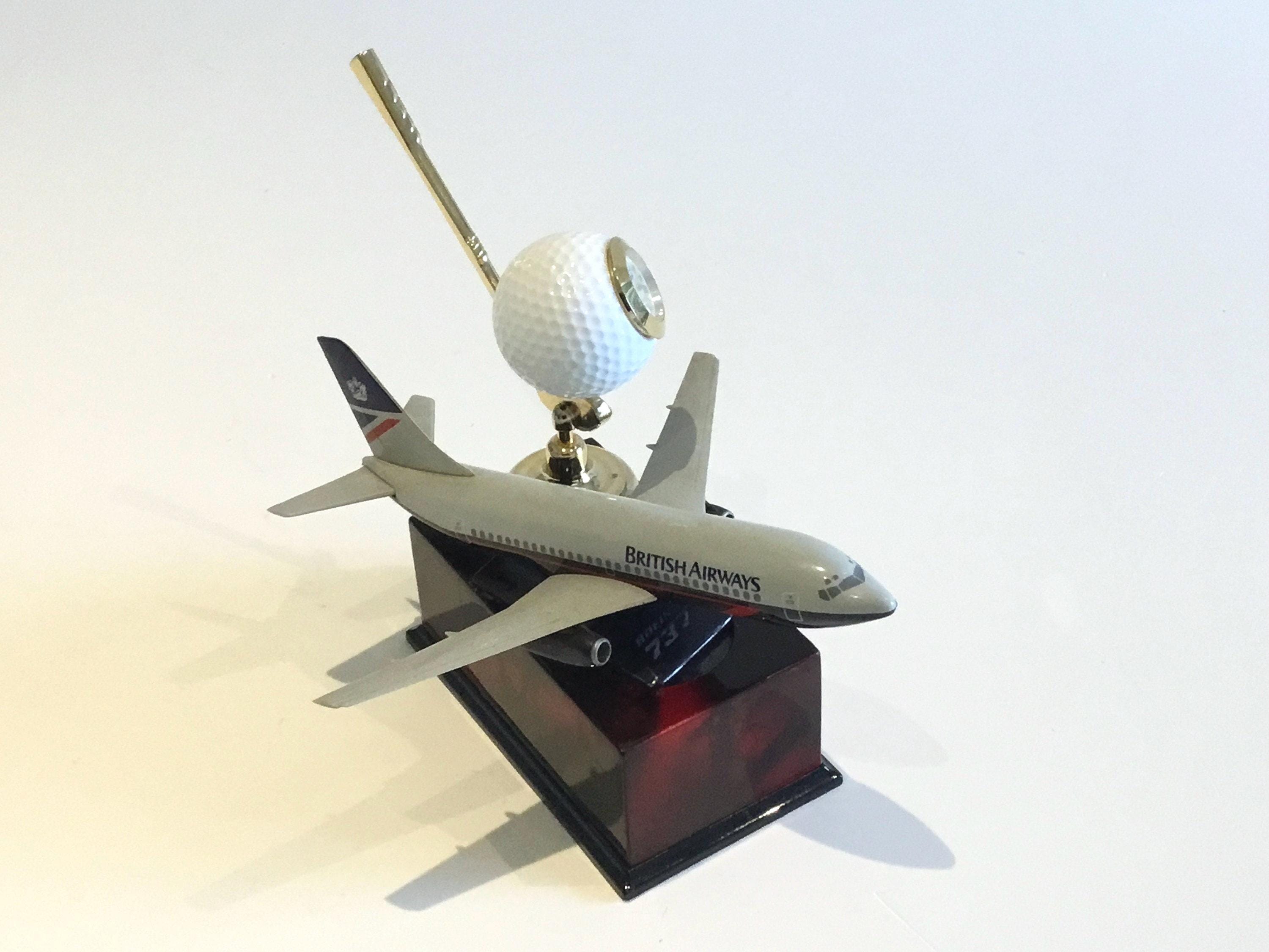 Vintage Decor Rare Clock Golf Club Music Box (1980s) Boeing 707/737 — photo 7 of 11