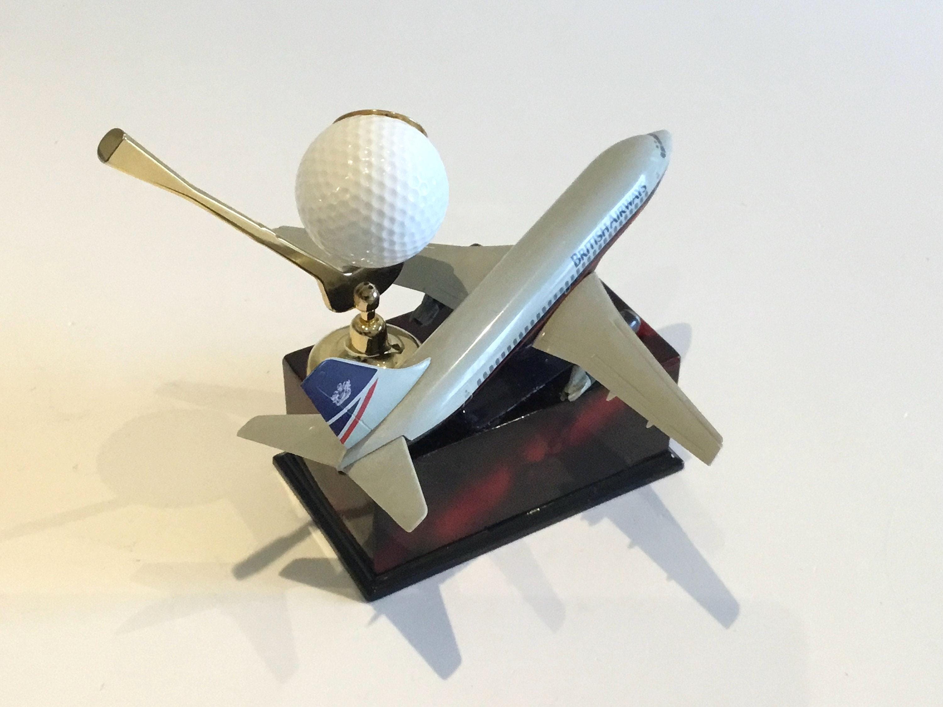 Vintage Decor Rare Clock Golf Club Music Box (1980s) Boeing 707/737 — photo 8 of 11