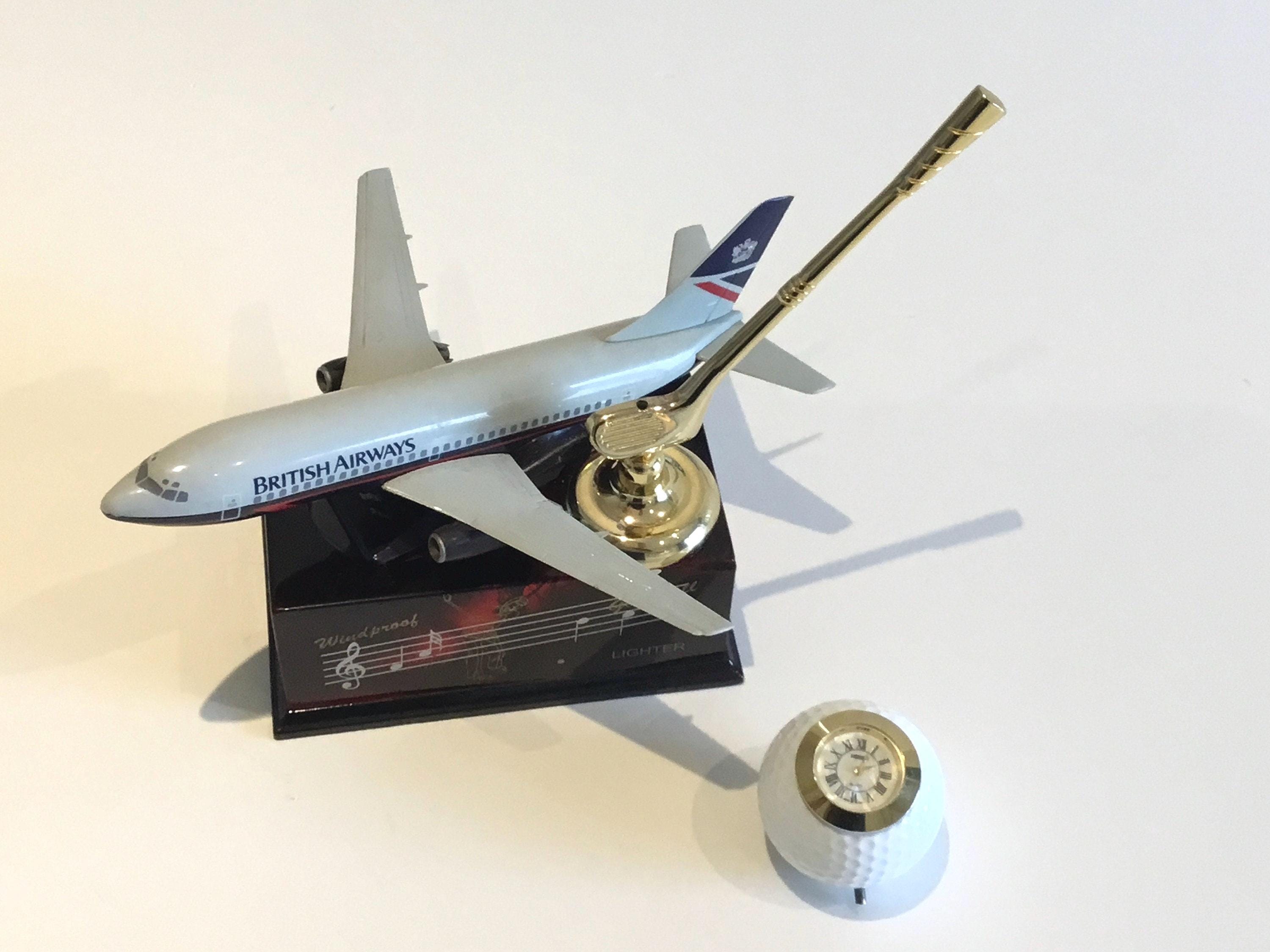 Vintage Decor Rare Clock Golf Club Music Box (1980s) Boeing 707/737 — photo 10 of 11