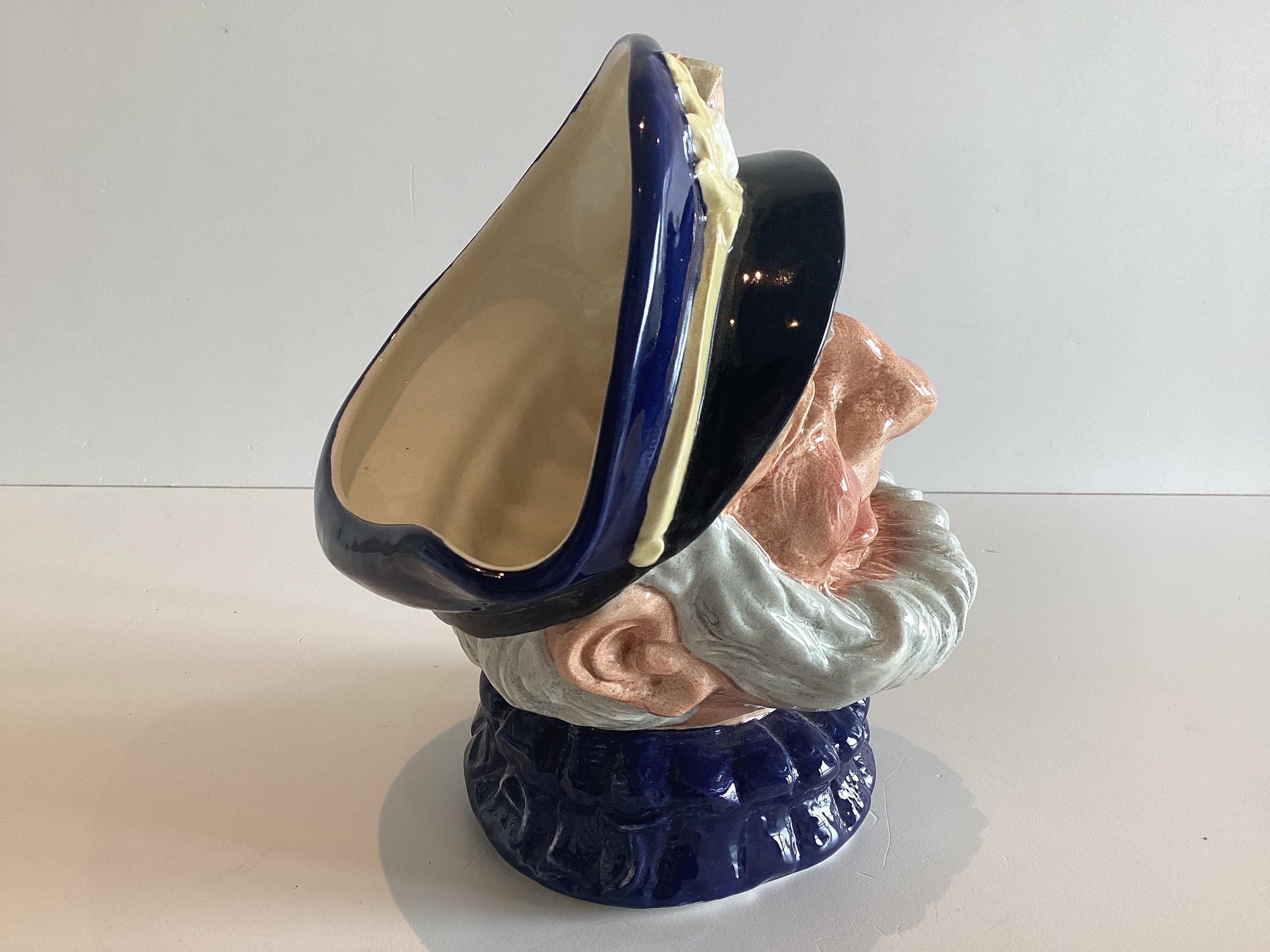 Vintage Royal Doulton Character Jug – “Old Salt” with Mermaid Handle – Made in England — photo 6 of 9