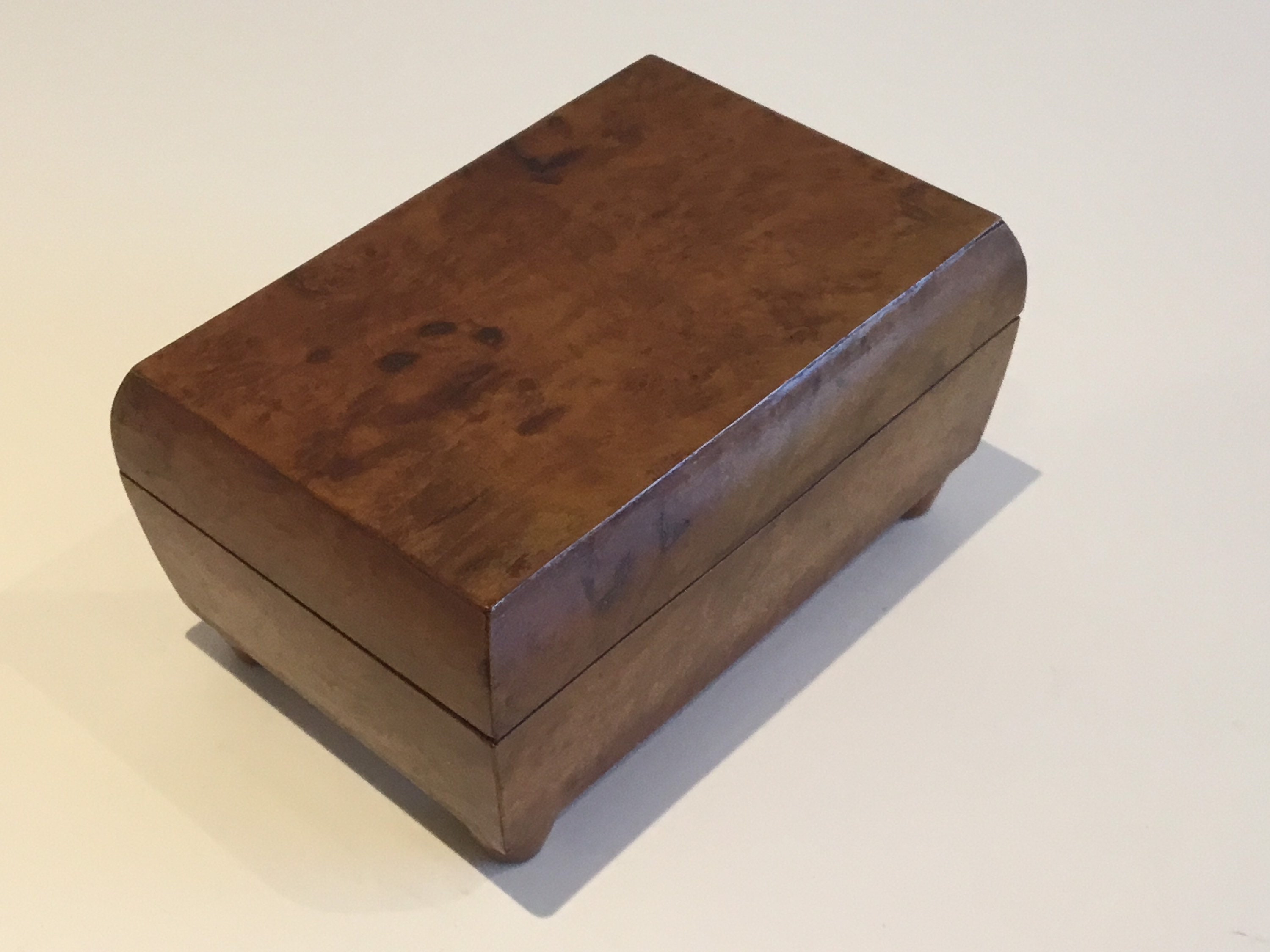 Antique Music Box (1920s) Cigarette Container Swiss Made Movement — photo 3 of 8