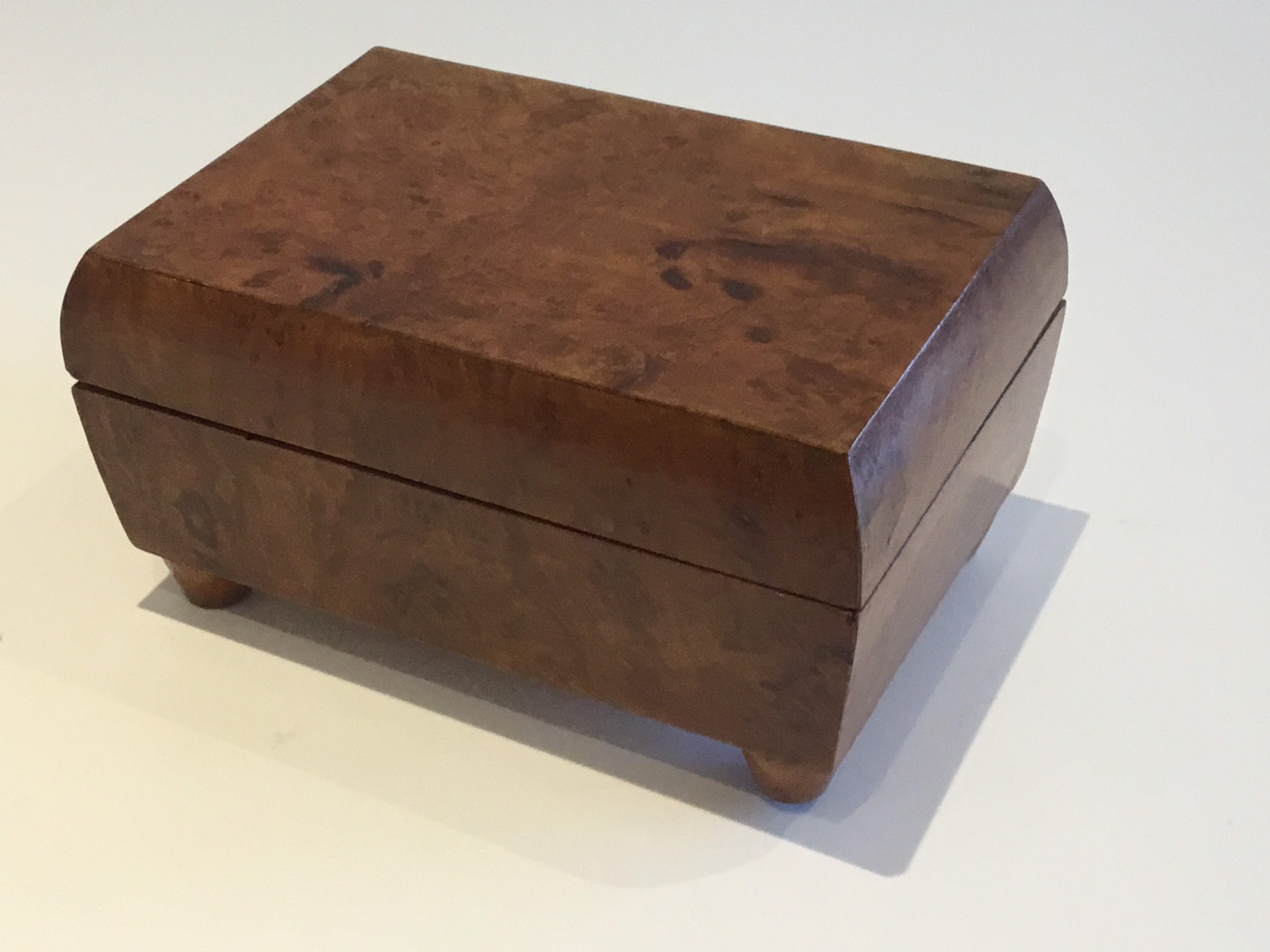 Antique Music Box (1920s) Cigarette Container Swiss Made Movement — photo 7 of 8