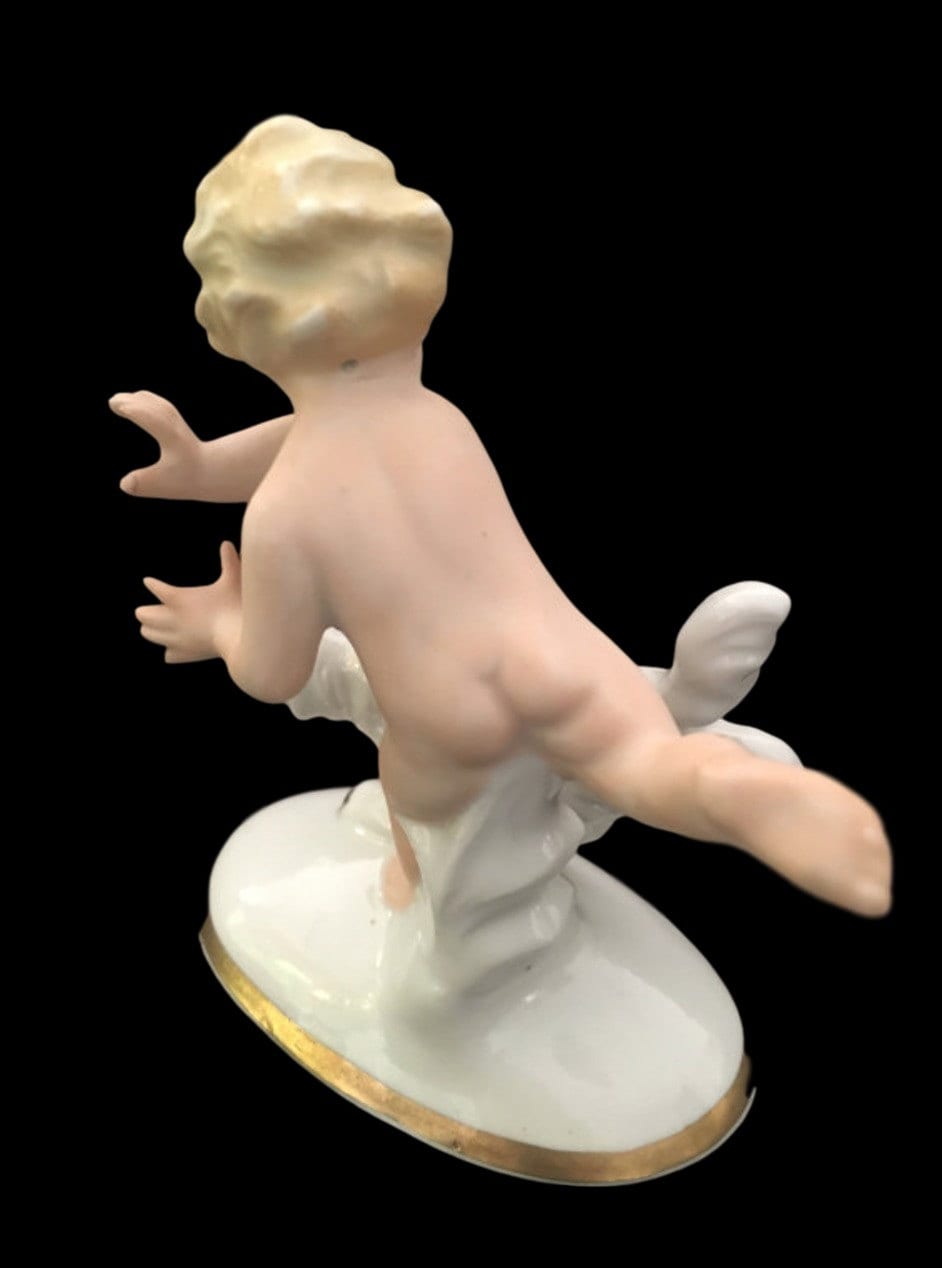 Vintage Porcelain Figurine | Carl Scheidig Grafenthal 1930s German Children with Dog — photo 4 of 5
