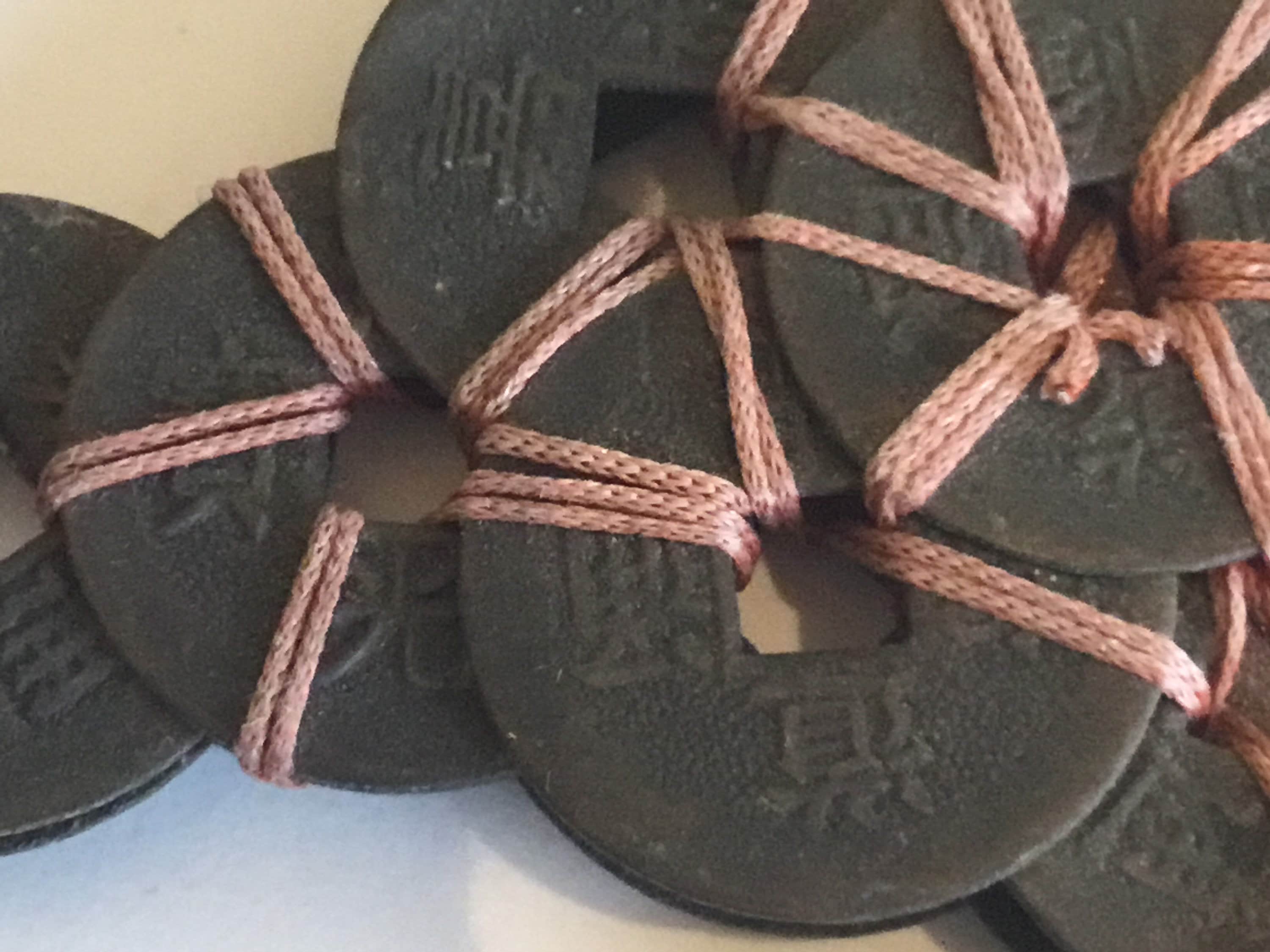 Antique Coin Sword | 1930s Chinese Cash Sword Talisman, 66 Coins for Protection — photo 3 of 10