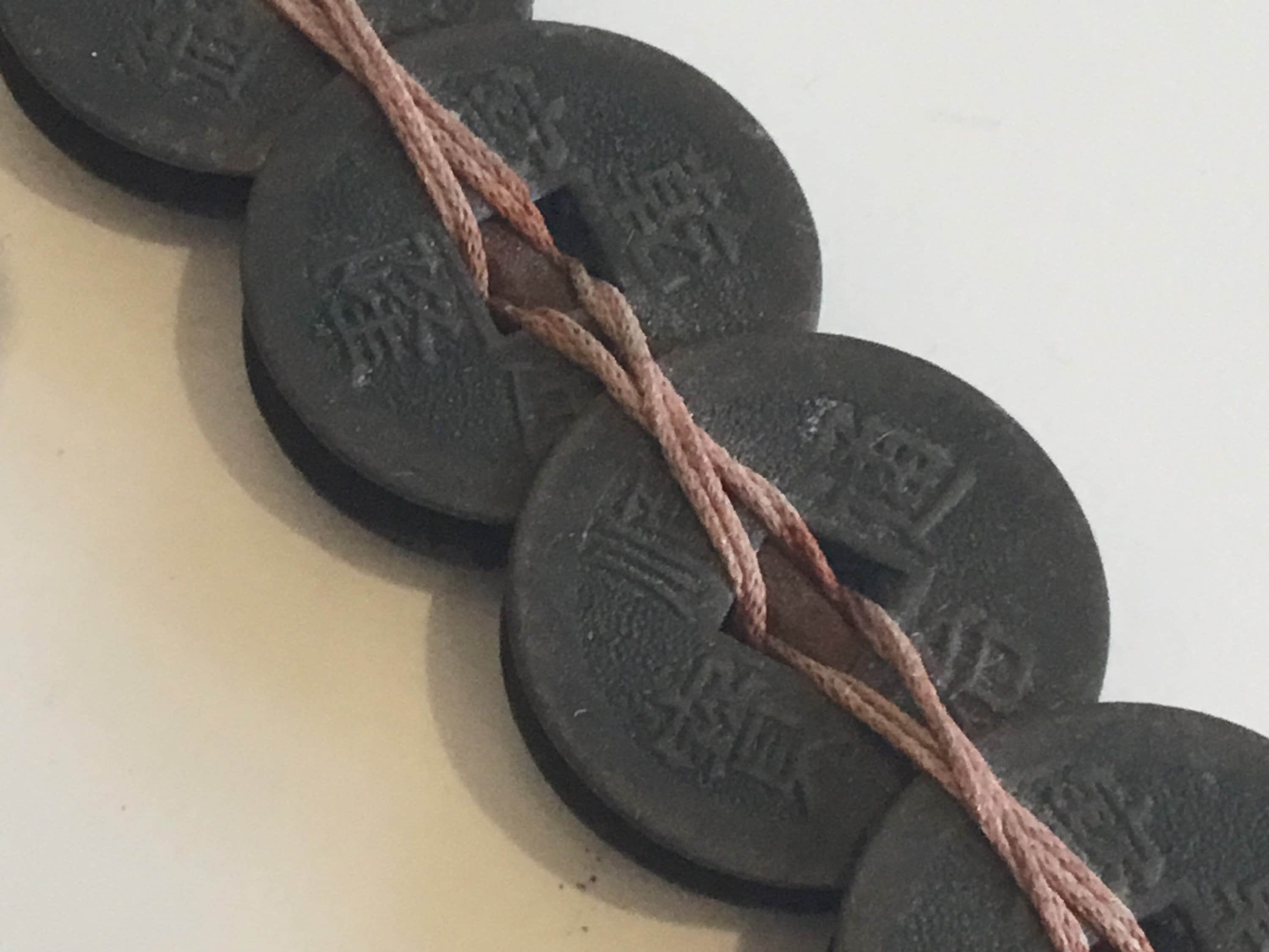 Antique Coin Sword | 1930s Chinese Cash Sword Talisman, 66 Coins for Protection — photo 7 of 10
