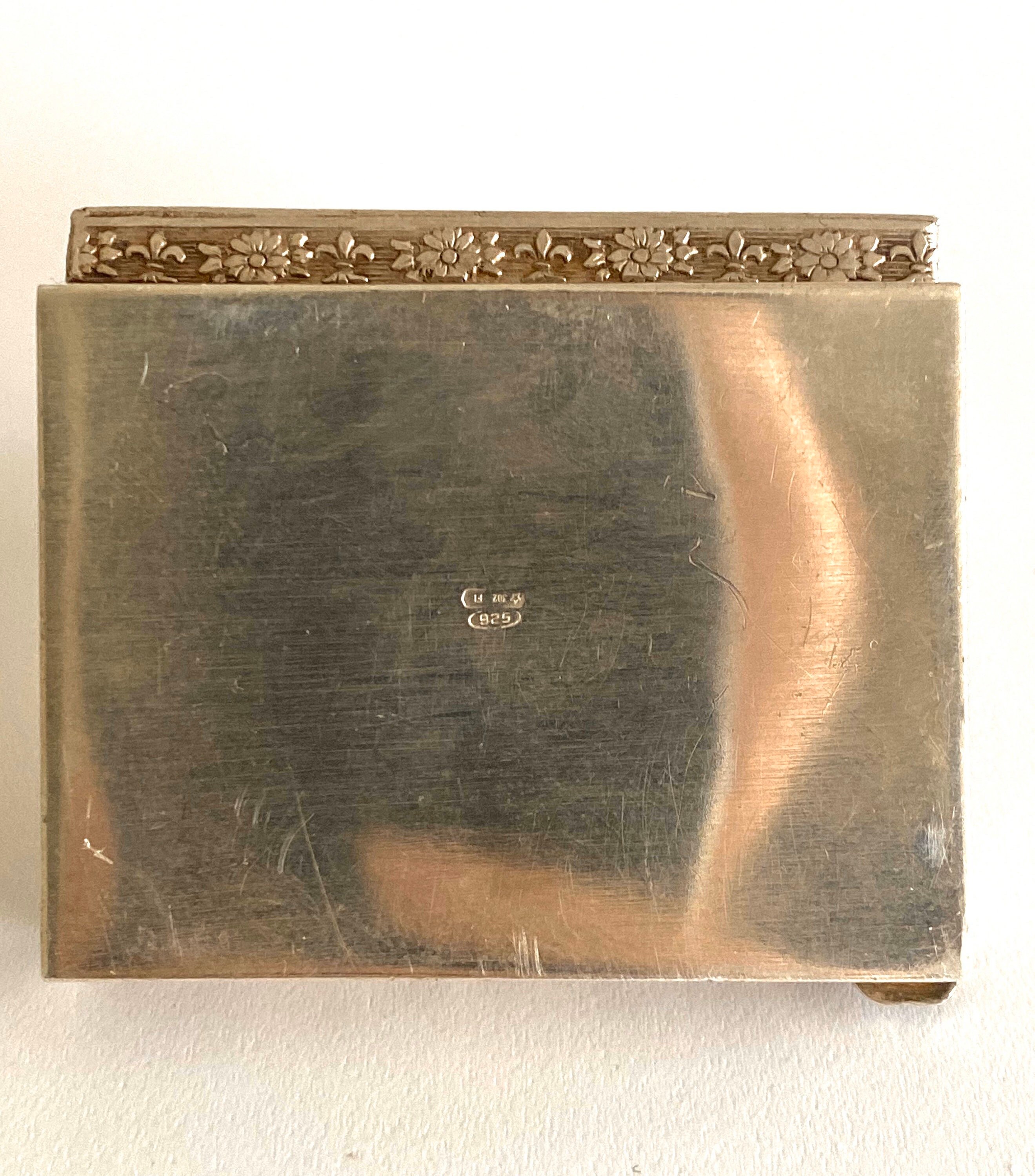 Vintage Silver | 1960s Small Silver Box “925k” (Firenze) Made in Italy — photo 8 of 8