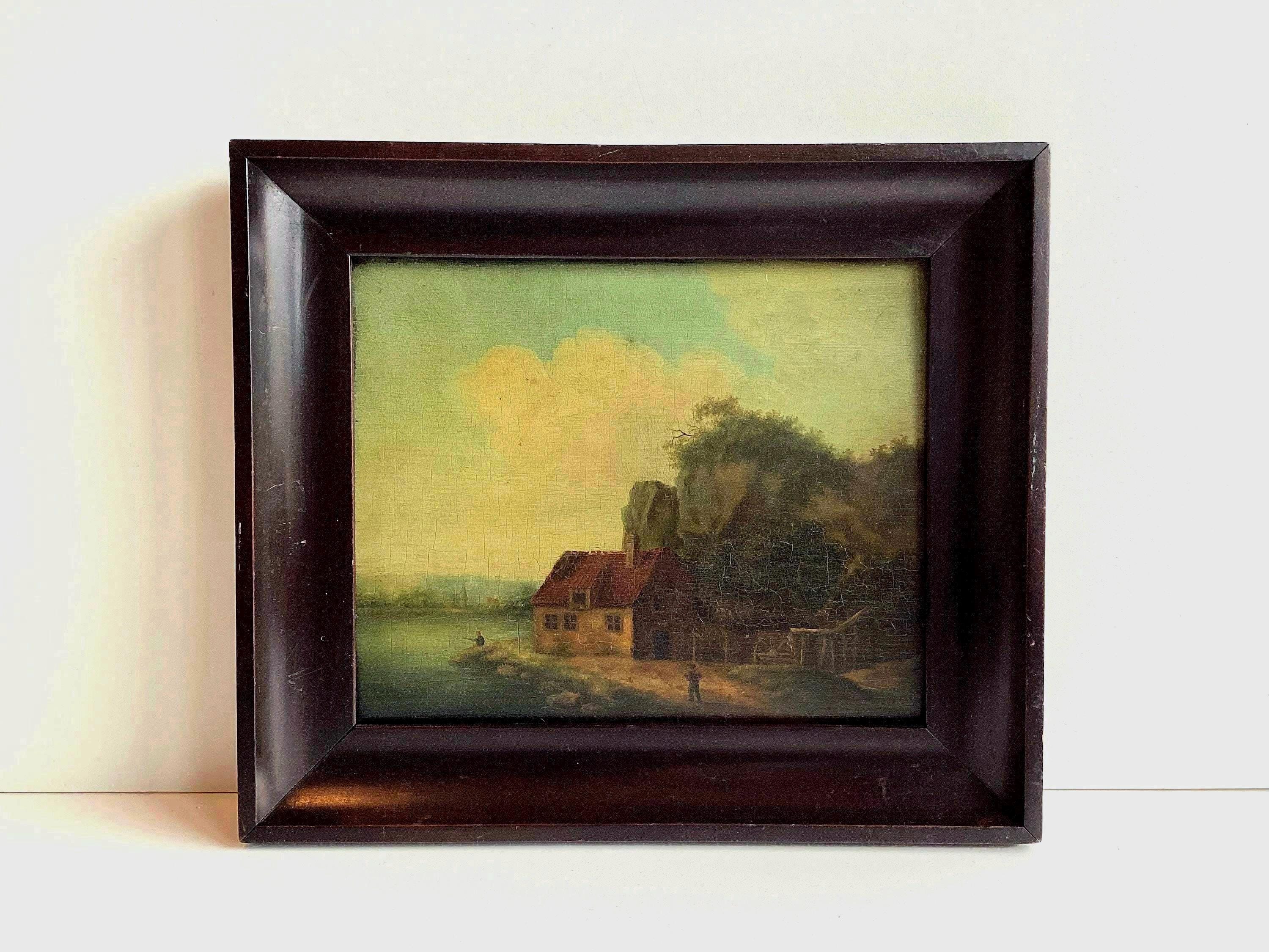 Vintage Landscape | 17th Century Oil on Panel, Dutch Old Master Style — photo 2 of 8