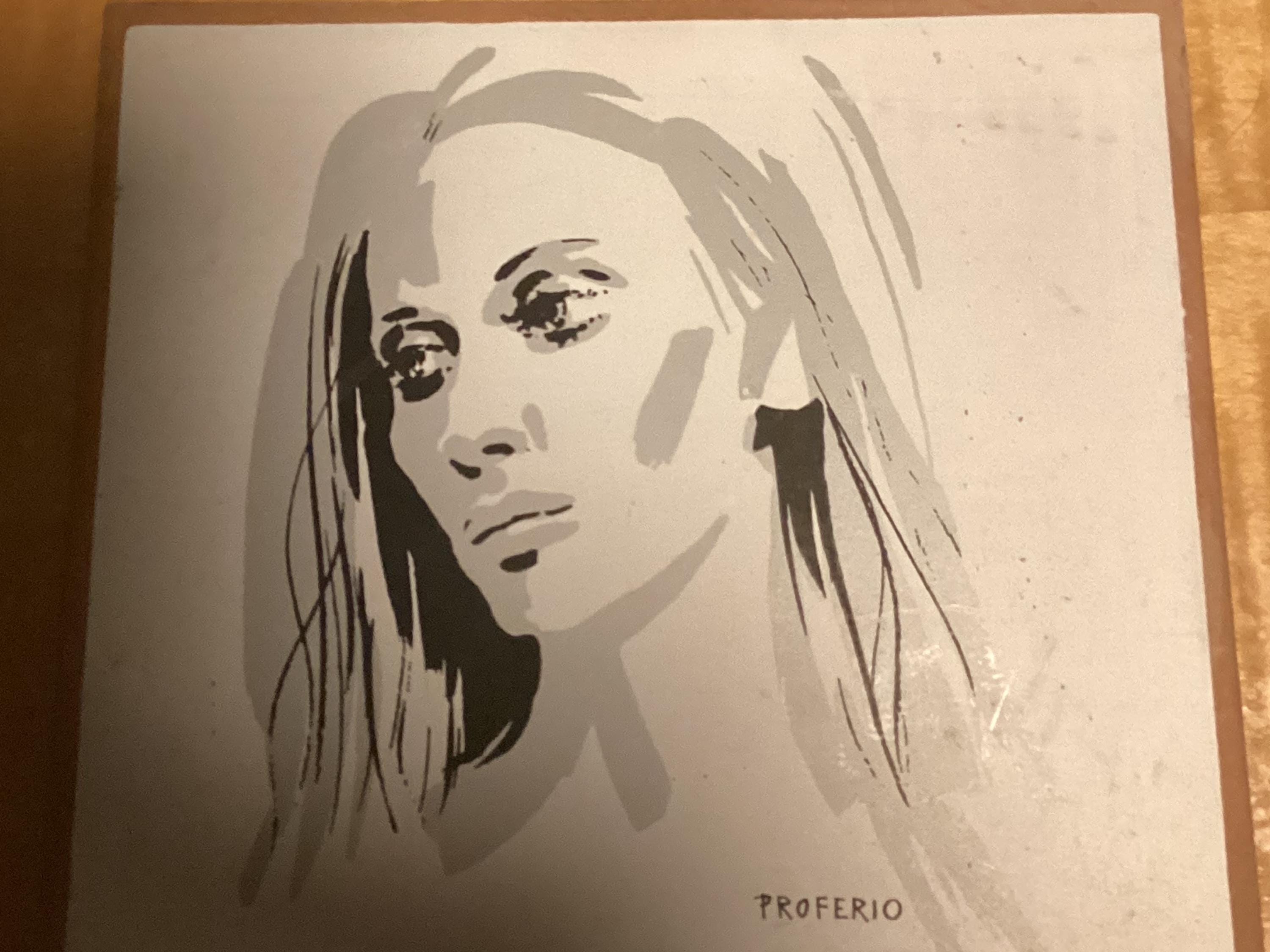 Vintage Ceramic Tile | Proferio Grossi 1981 Italy, Art and Cuisine Collectors Silkscreen — photo 2 of 4