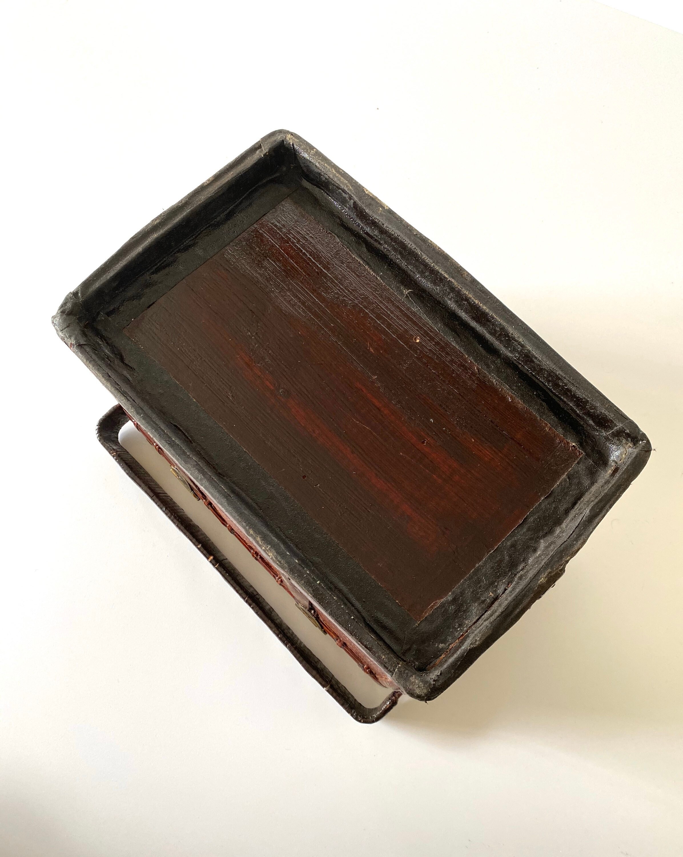 Antique Chinese Basket | Late 19th Century Red Lacquer, Qing Dynasty Food Storage — photo 11 of 11