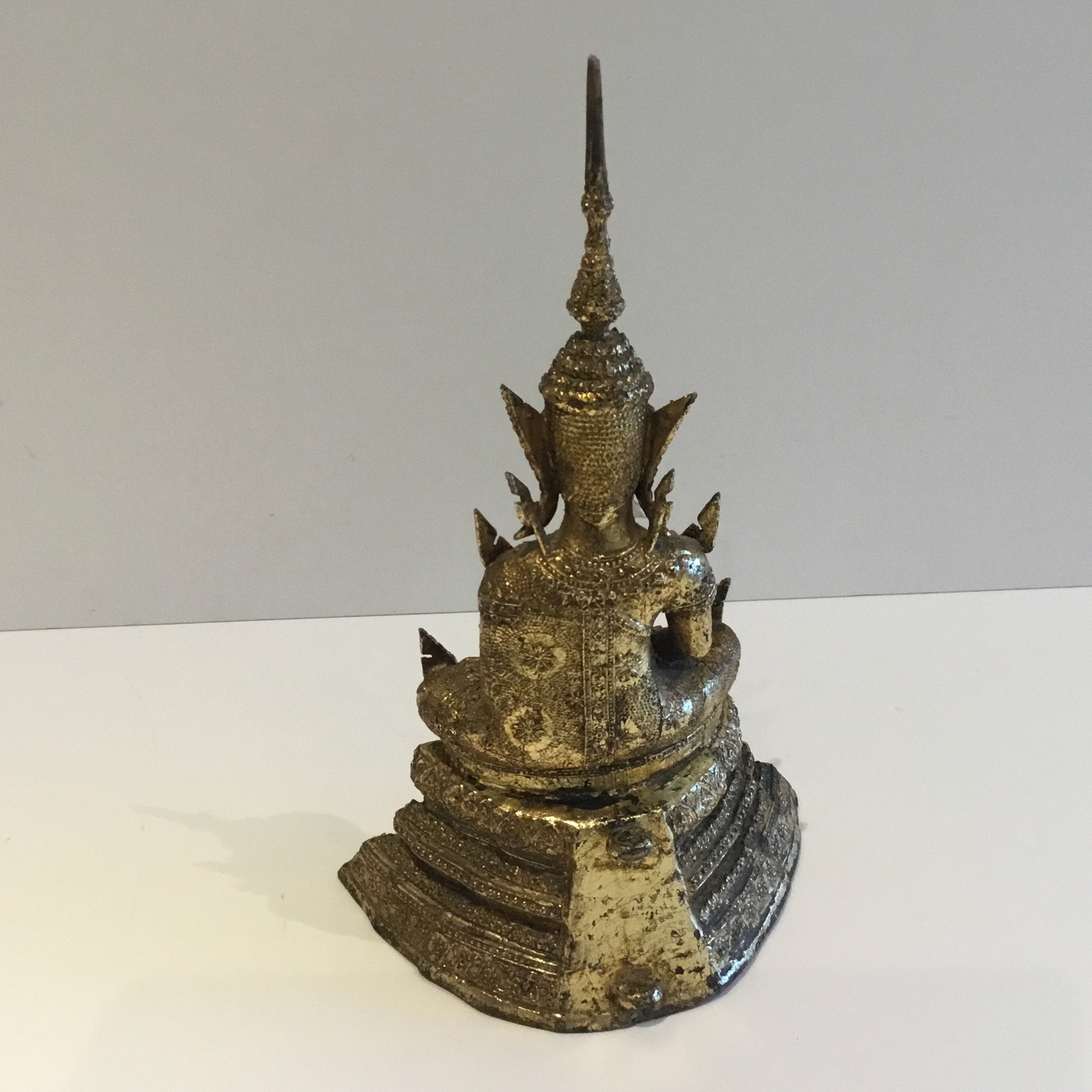 Buddha Statue | Thai Bronze Rattanakosin Buddha (1900s) Meditation Pose — photo 6 of 9