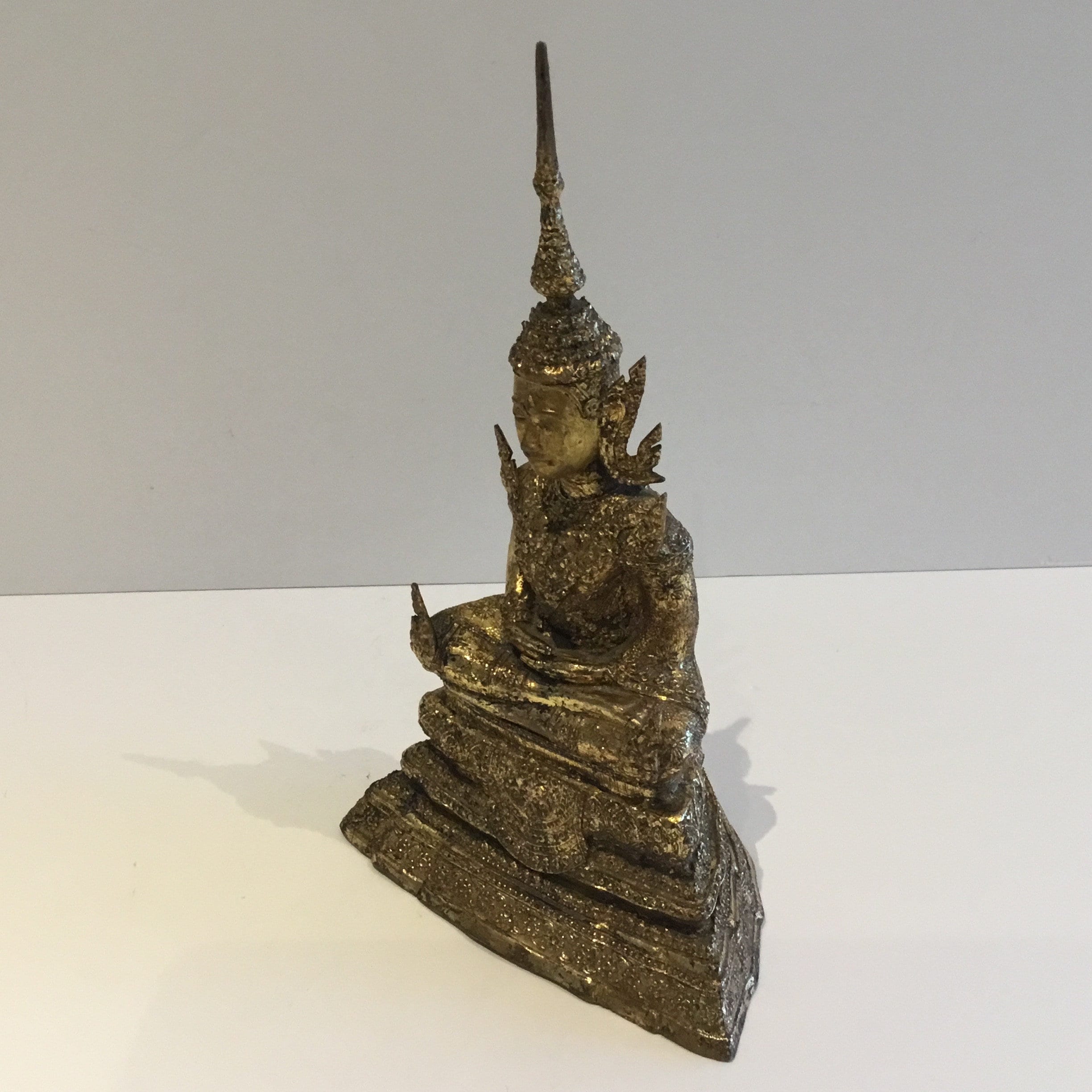 Buddha Statue | Thai Bronze Rattanakosin Buddha (1900s) Meditation Pose — photo 7 of 9
