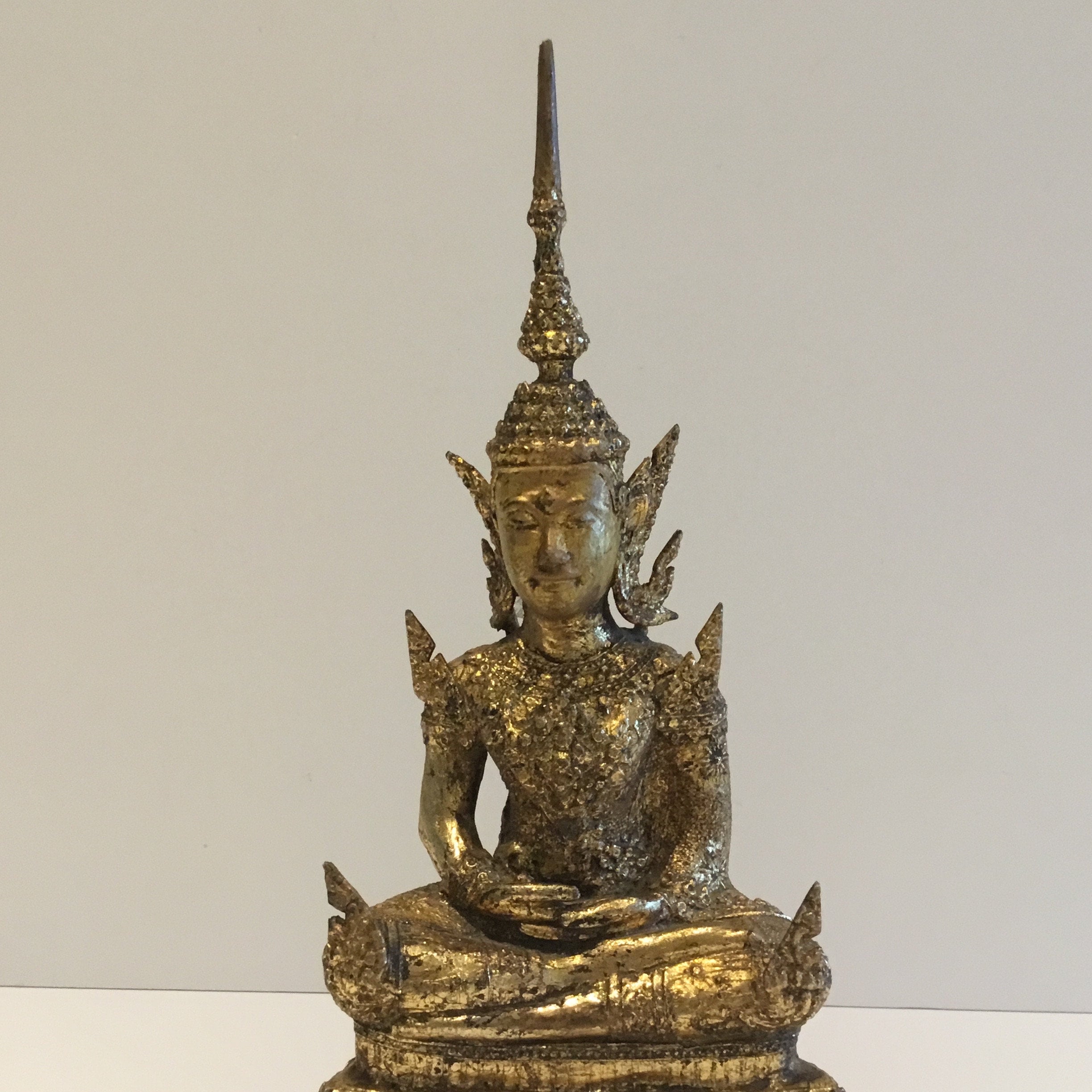 Buddha Statue | Thai Bronze Rattanakosin Buddha (1900s) Meditation Pose — photo 8 of 9