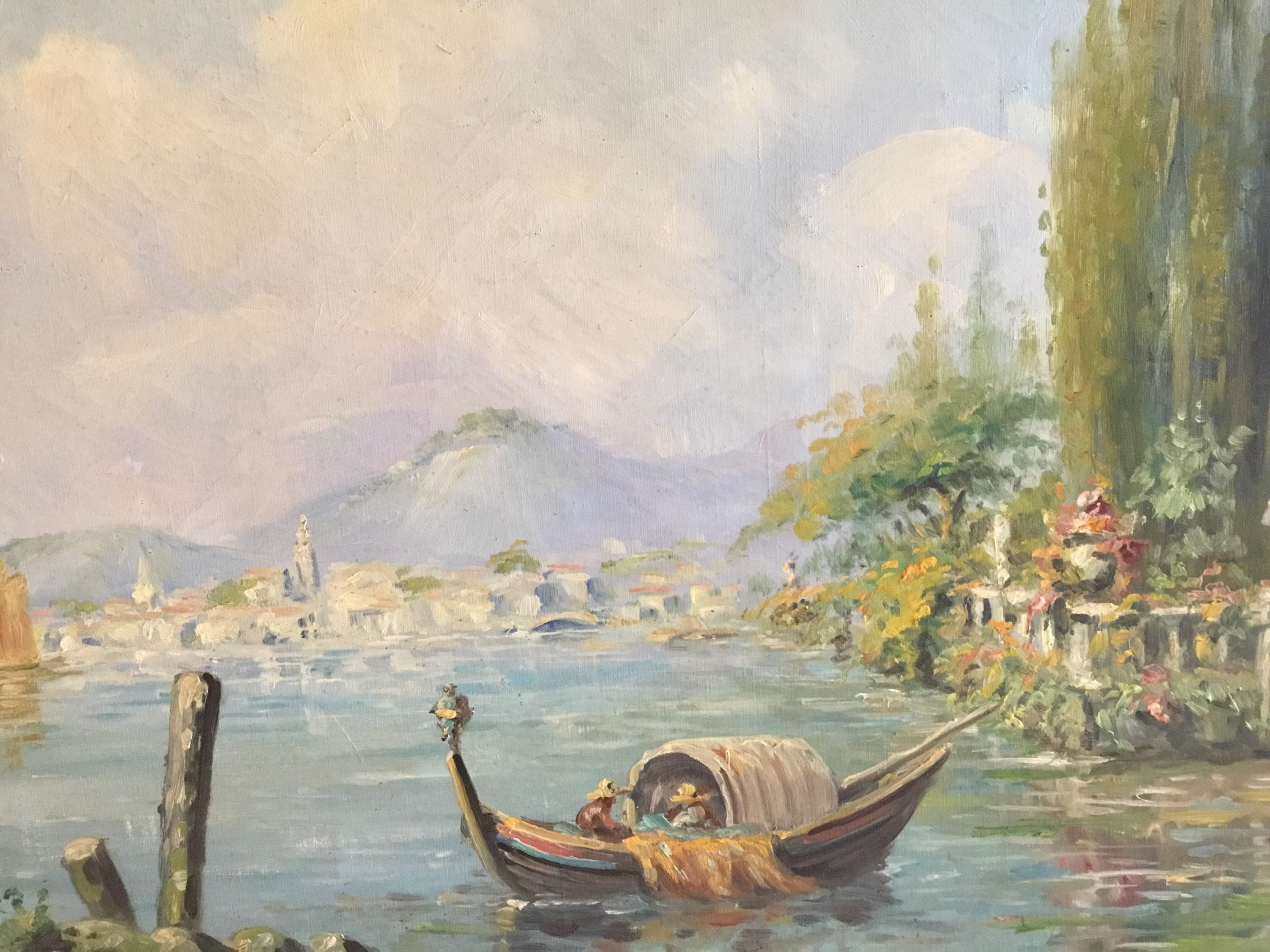 Large Seascape (late 19th Century) Oil Painting G. Marinelli Made In Italy — photo 5 of 11
