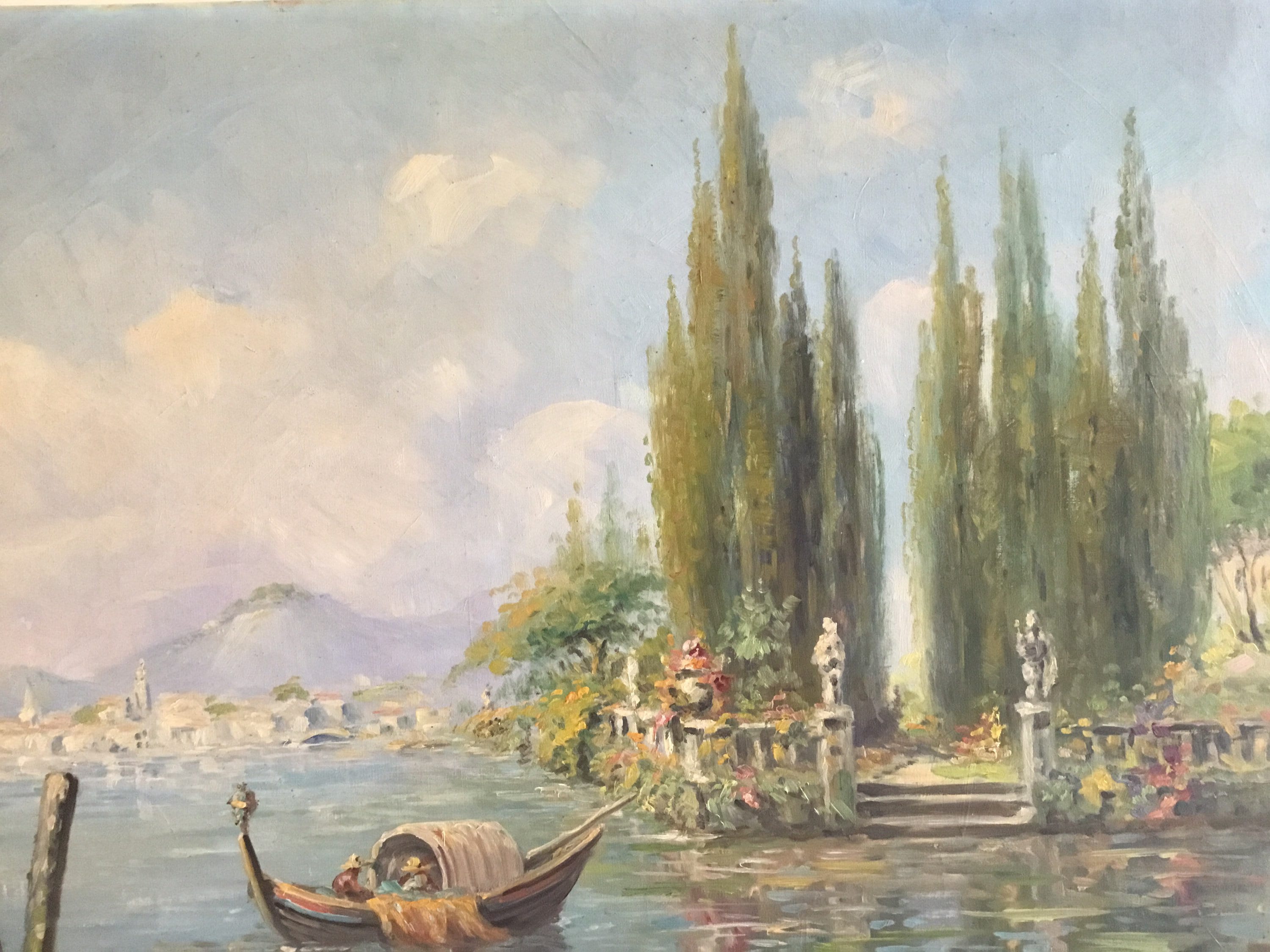 Large Seascape (late 19th Century) Oil Painting G. Marinelli Made In Italy — photo 9 of 11
