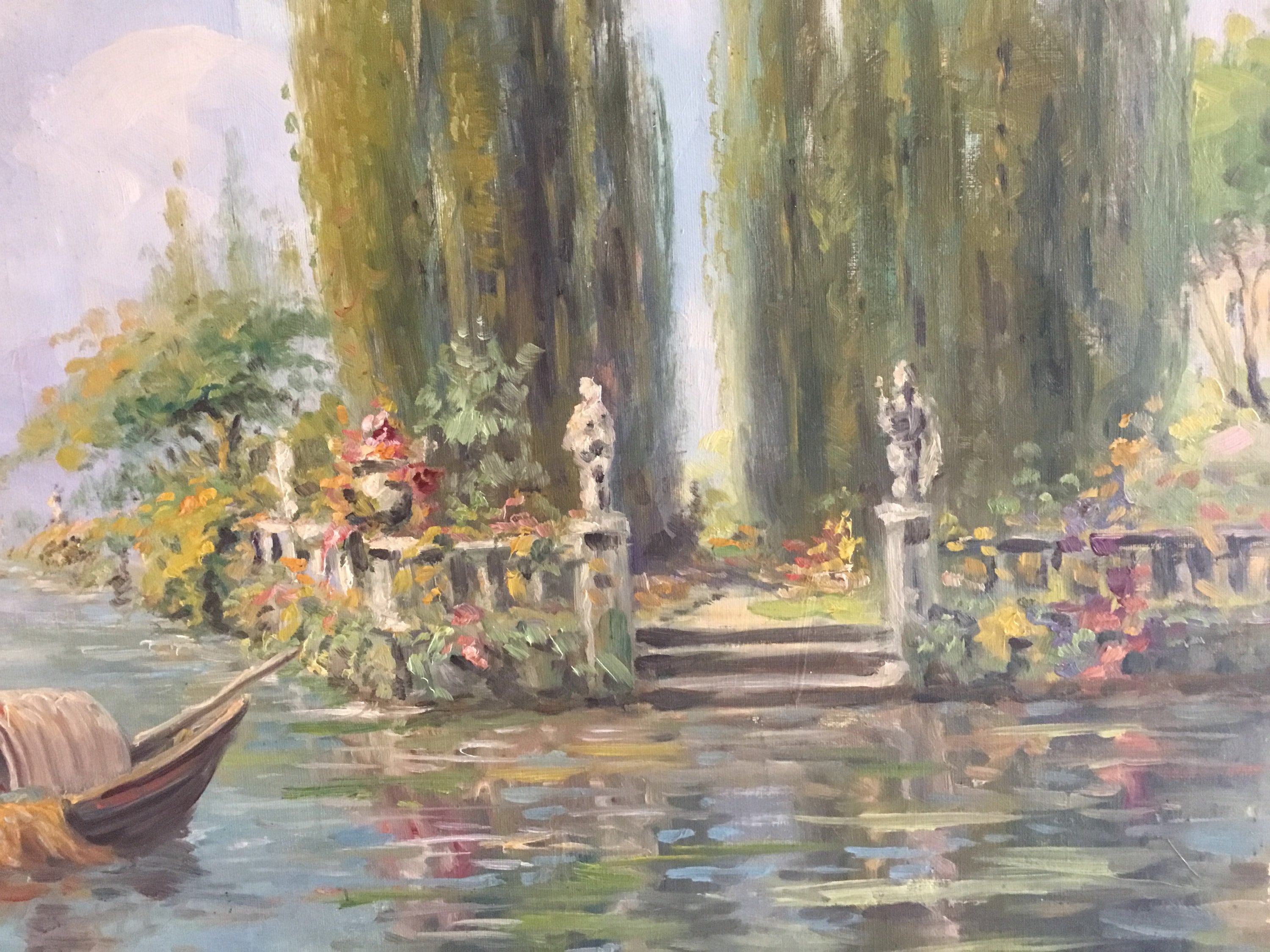 Large Seascape (late 19th Century) Oil Painting G. Marinelli Made In Italy — photo 10 of 11