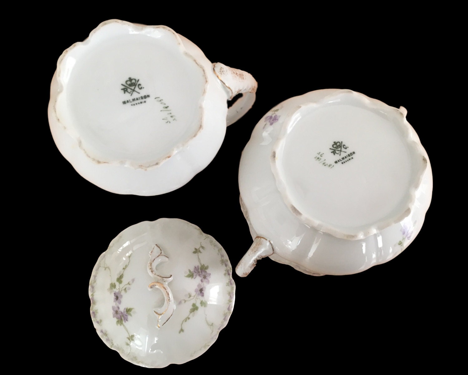 Vintage Rosenthal Set | 1900s German Coffee Service, 19-Piece Hand-Painted Porcelai — photo 3 of 6