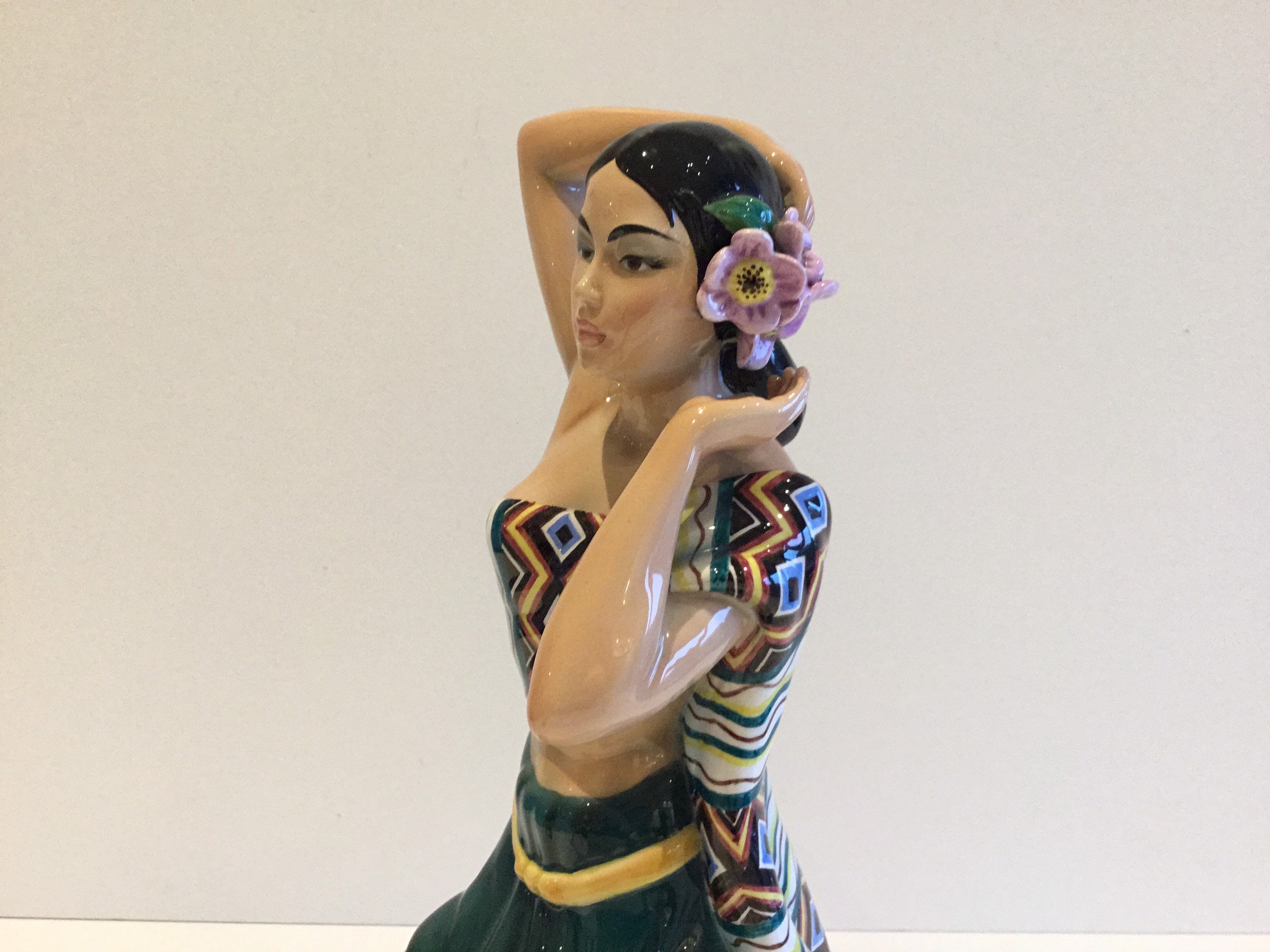 Vintage Porcelain | Ronzan 1950s Lenci School Italian Figurine Hand-Painted Sculpture — photo 6 of 11