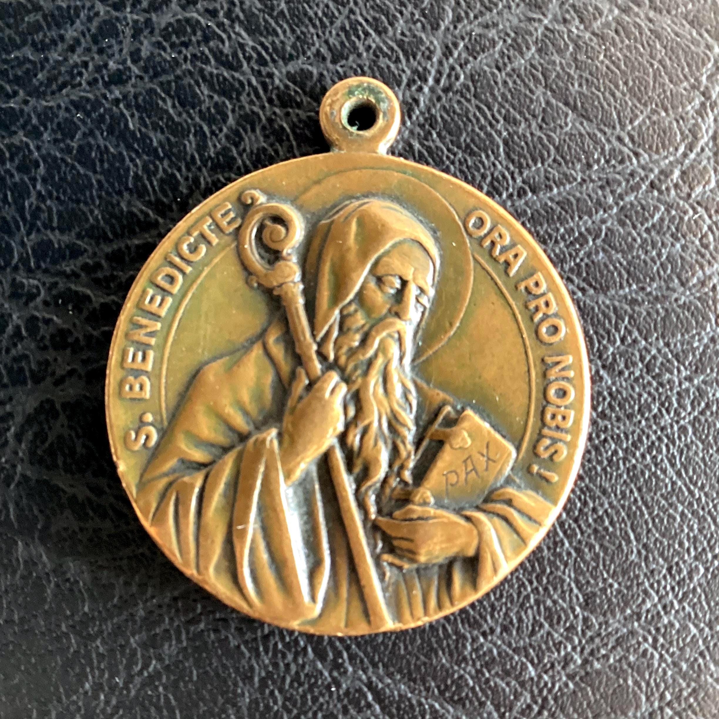 Vintage Medal | 1947 Saint Benedict Bronze Commemorative, 14th Centenary — photo 2 of 4