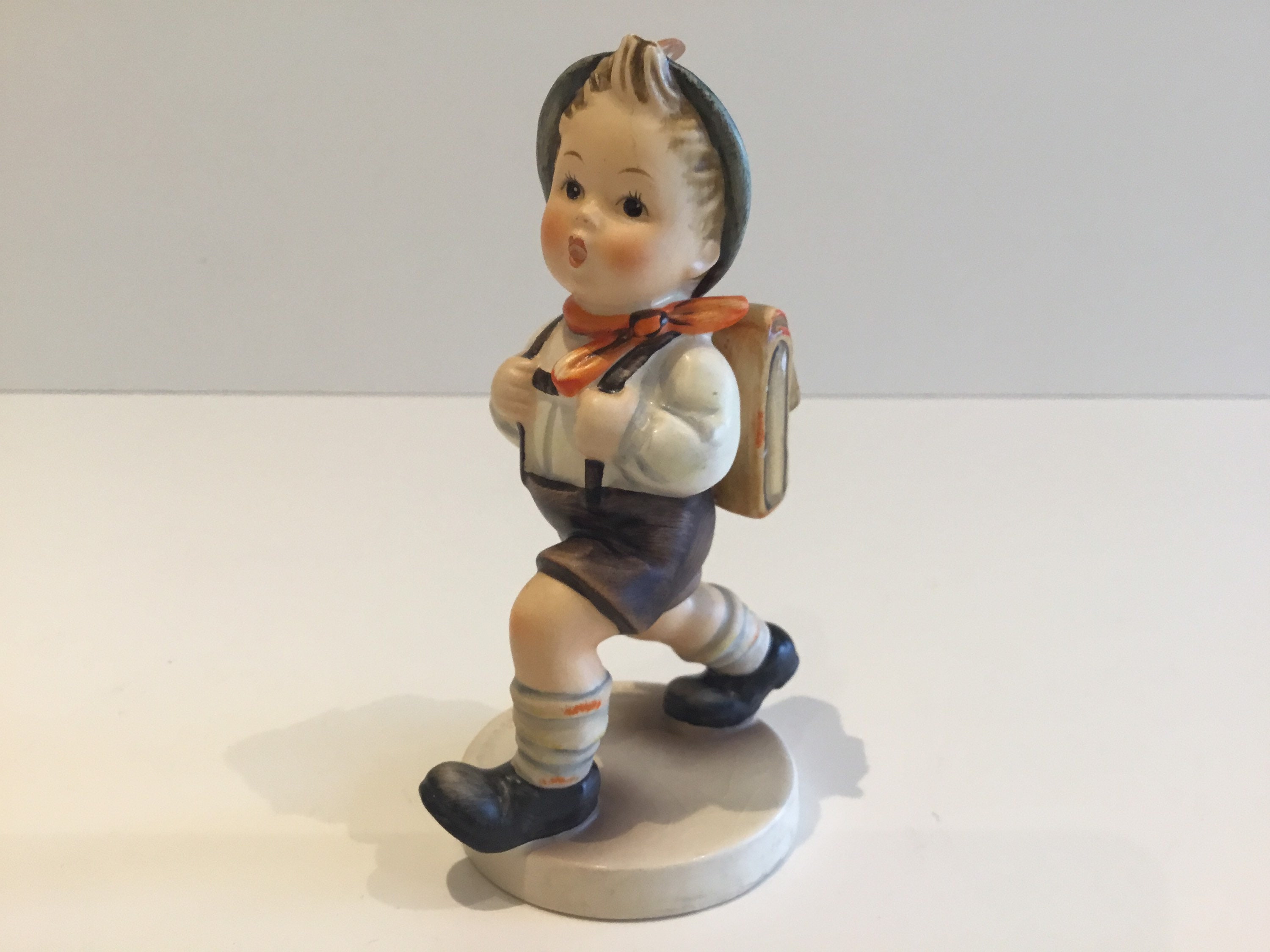 Vintage Figurine | Hummel Goebel West Germany 1960s School Boy, Original Porcelain — photo 3 of 11