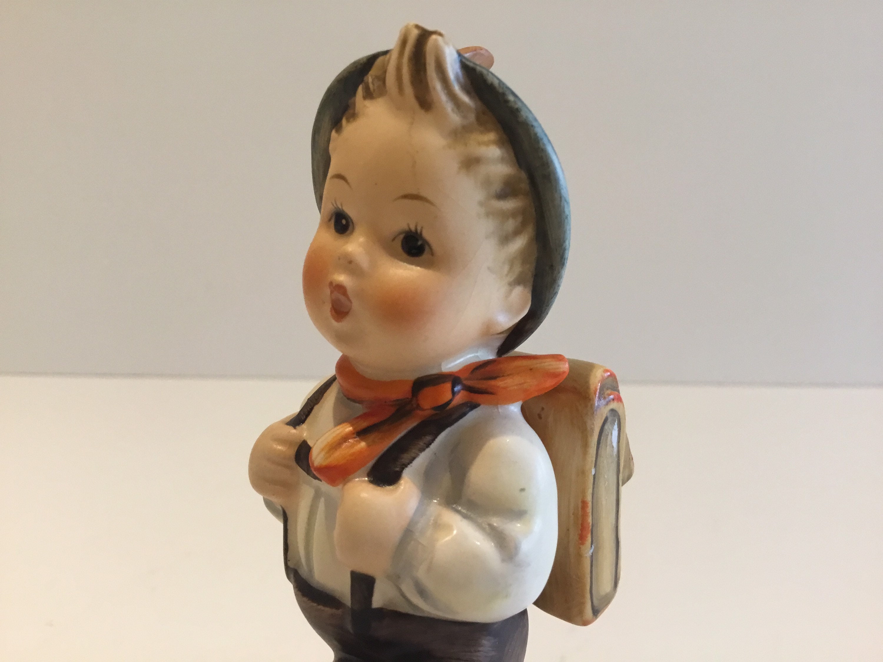 Vintage Figurine | Hummel Goebel West Germany 1960s School Boy, Original Porcelain — photo 7 of 11