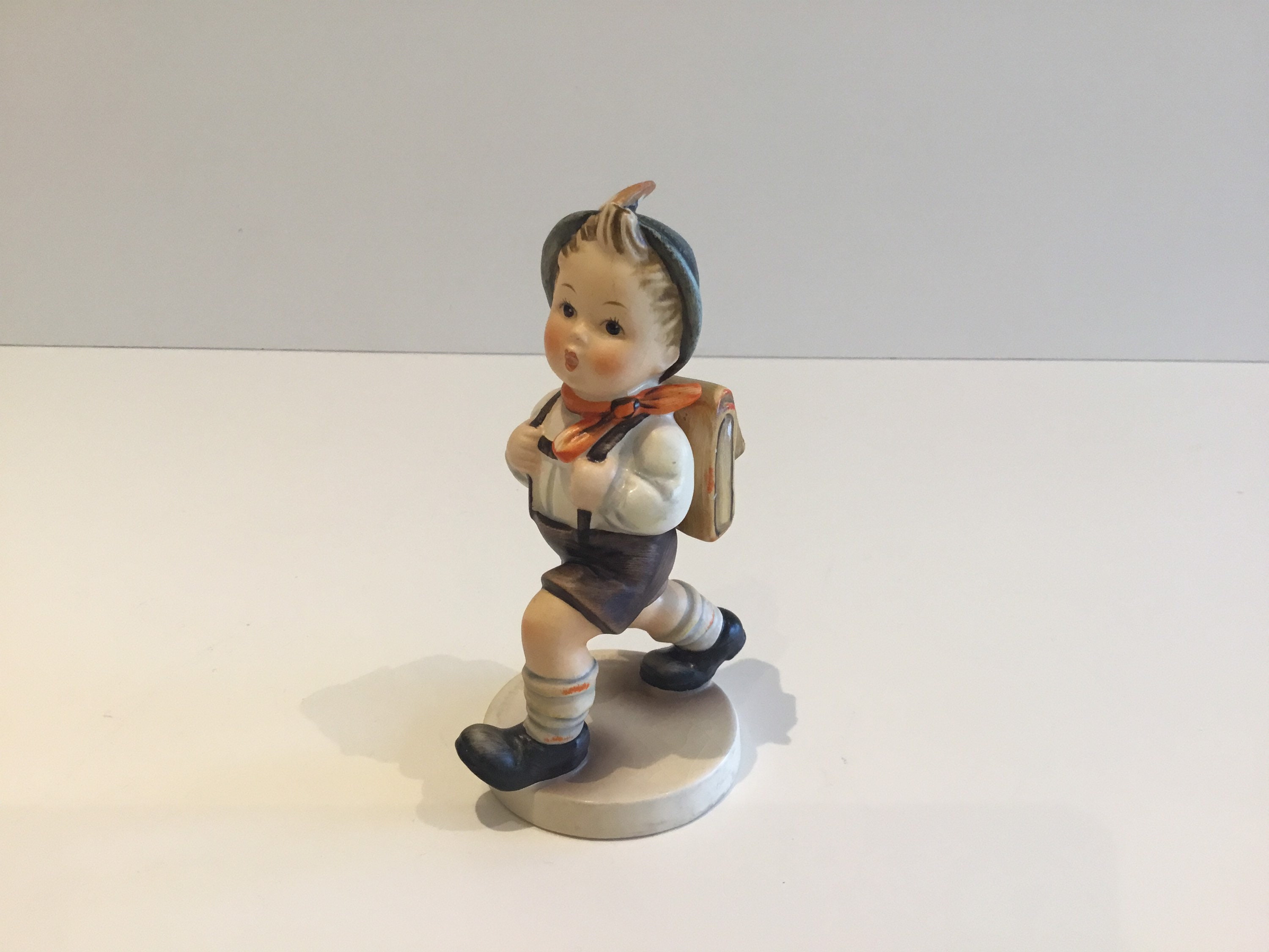 Vintage Figurine | Hummel Goebel West Germany 1960s School Boy, Original Porcelain — photo 10 of 11