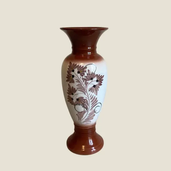 Vintage Art Pottery Vase – Rare Handcrafted Ceramic (1970s) – Made in Ukraine