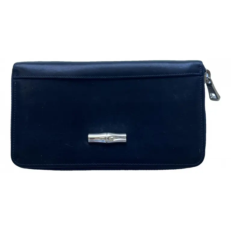 Longchamp Dark Blue Leather Wallet — photo 2 of 6